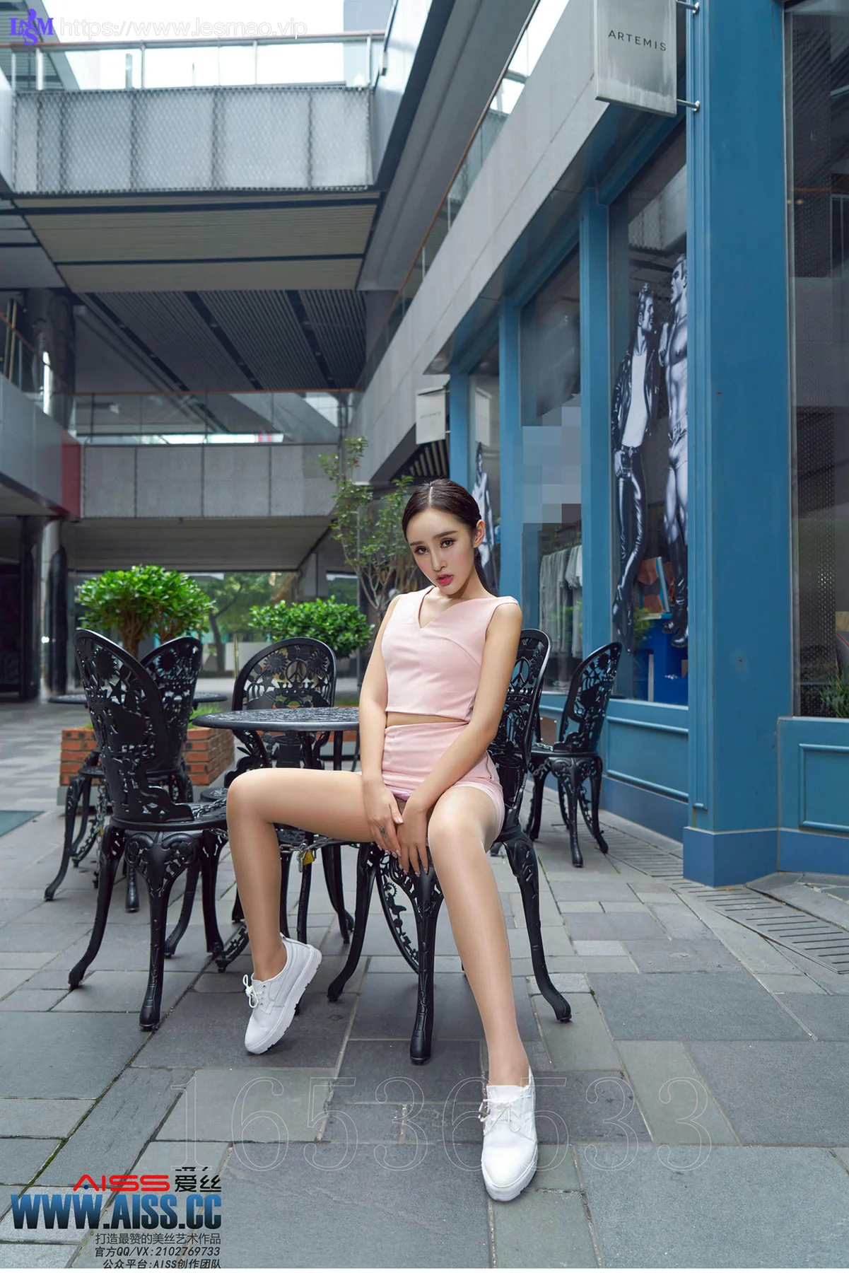 AISS 爱丝 No.109 Modo 性感欣杨街角美人 - 77