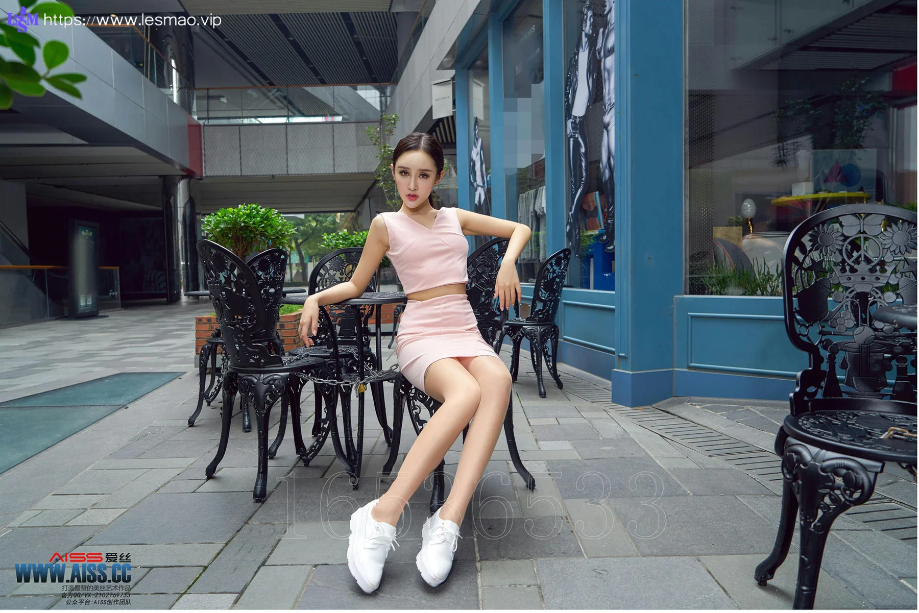 AISS 爱丝 No.109 Modo 性感欣杨街角美人 - 78