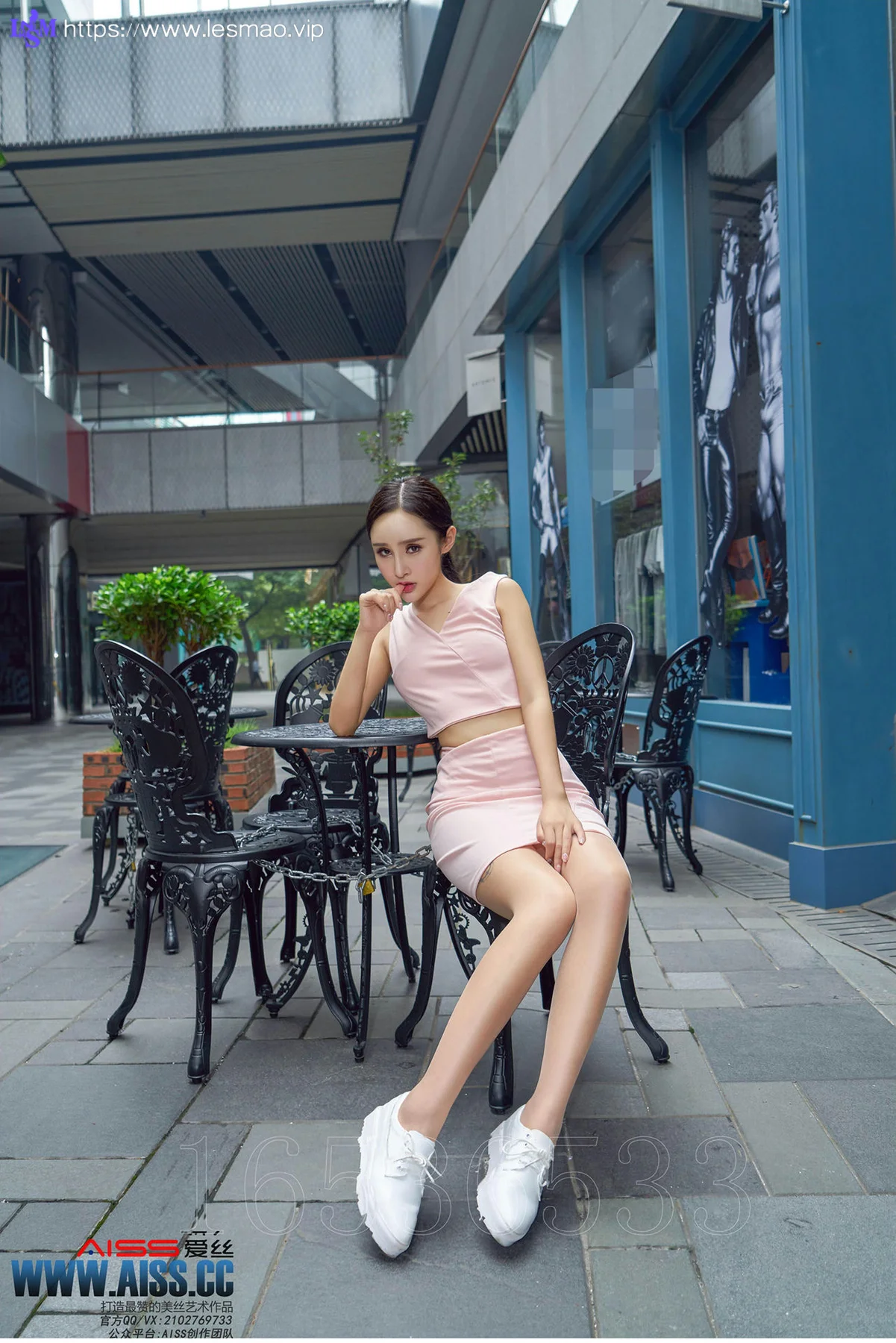 AISS 爱丝 No.109 Modo 性感欣杨街角美人 - 79