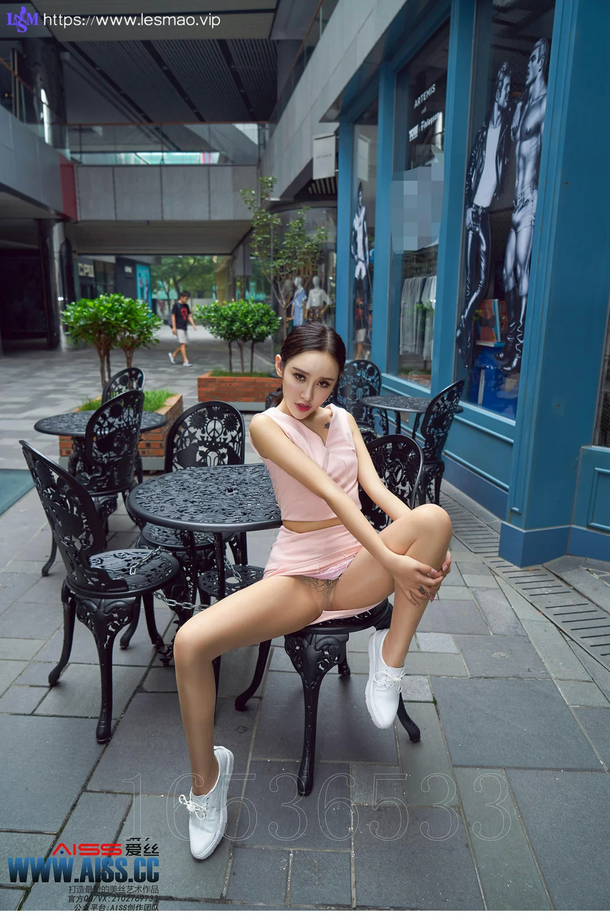 AISS 爱丝 No.109 Modo 性感欣杨街角美人 - 82