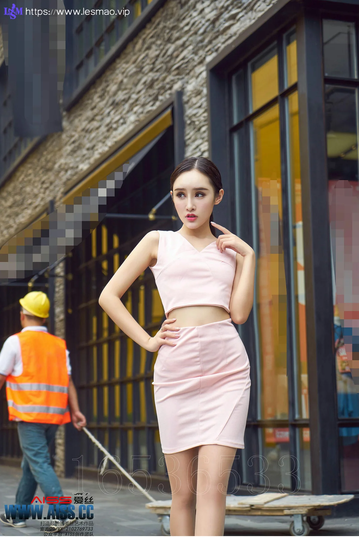 AISS 爱丝 No.109 Modo 性感欣杨街角美人 - 84