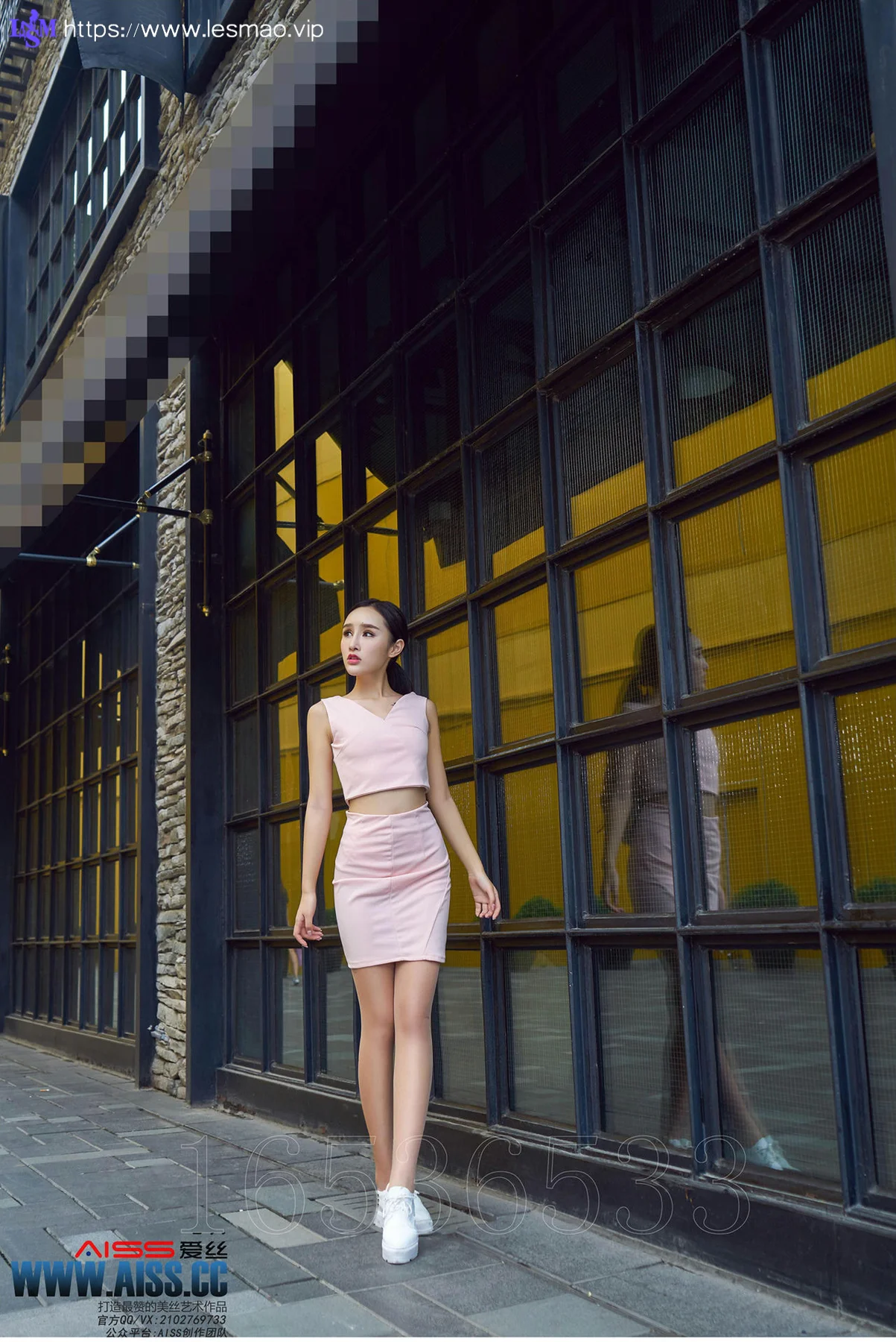 AISS 爱丝 No.109 Modo 性感欣杨街角美人 - 86