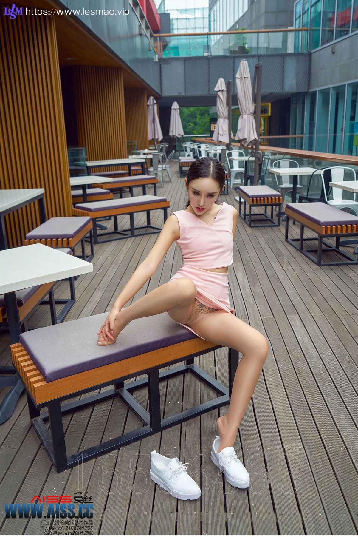 AISS 爱丝 No.109 Modo 性感欣杨街角美人 - 117