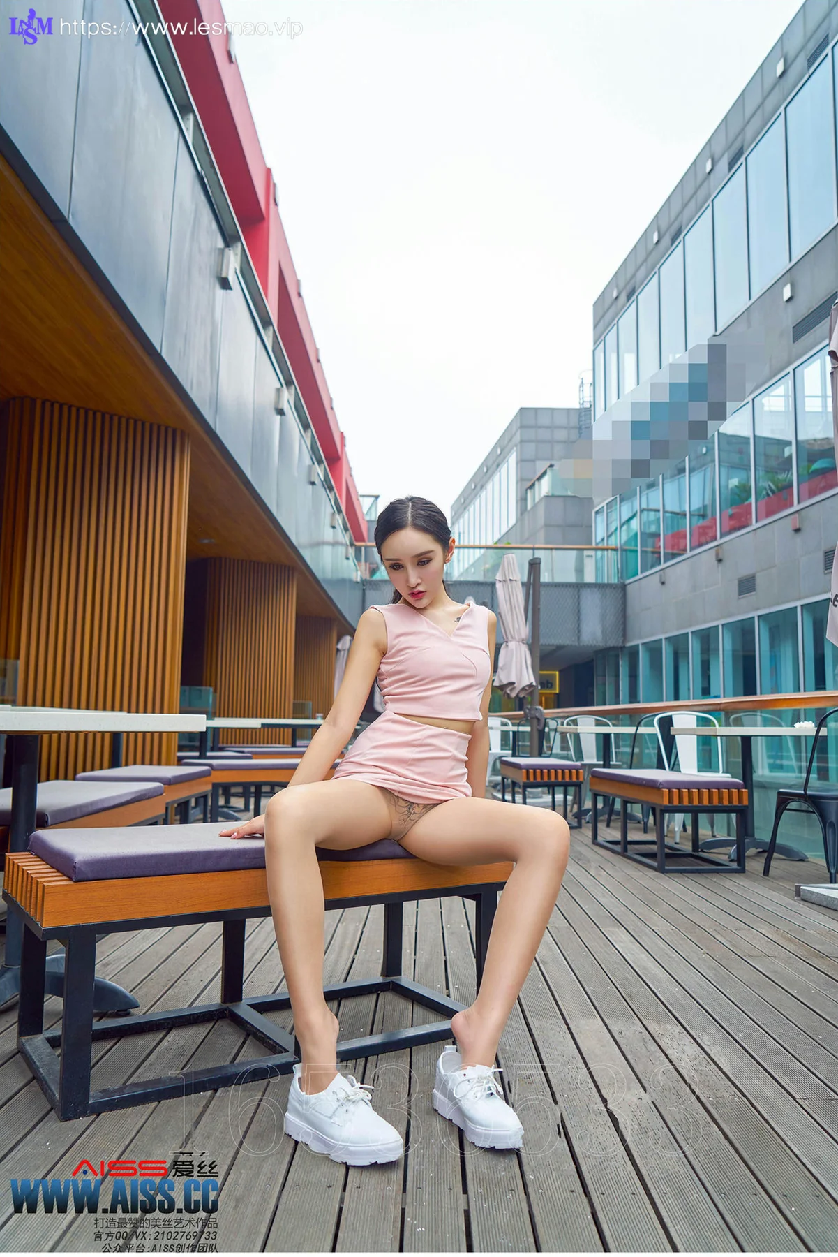AISS 爱丝 No.109 Modo 性感欣杨街角美人 - 122