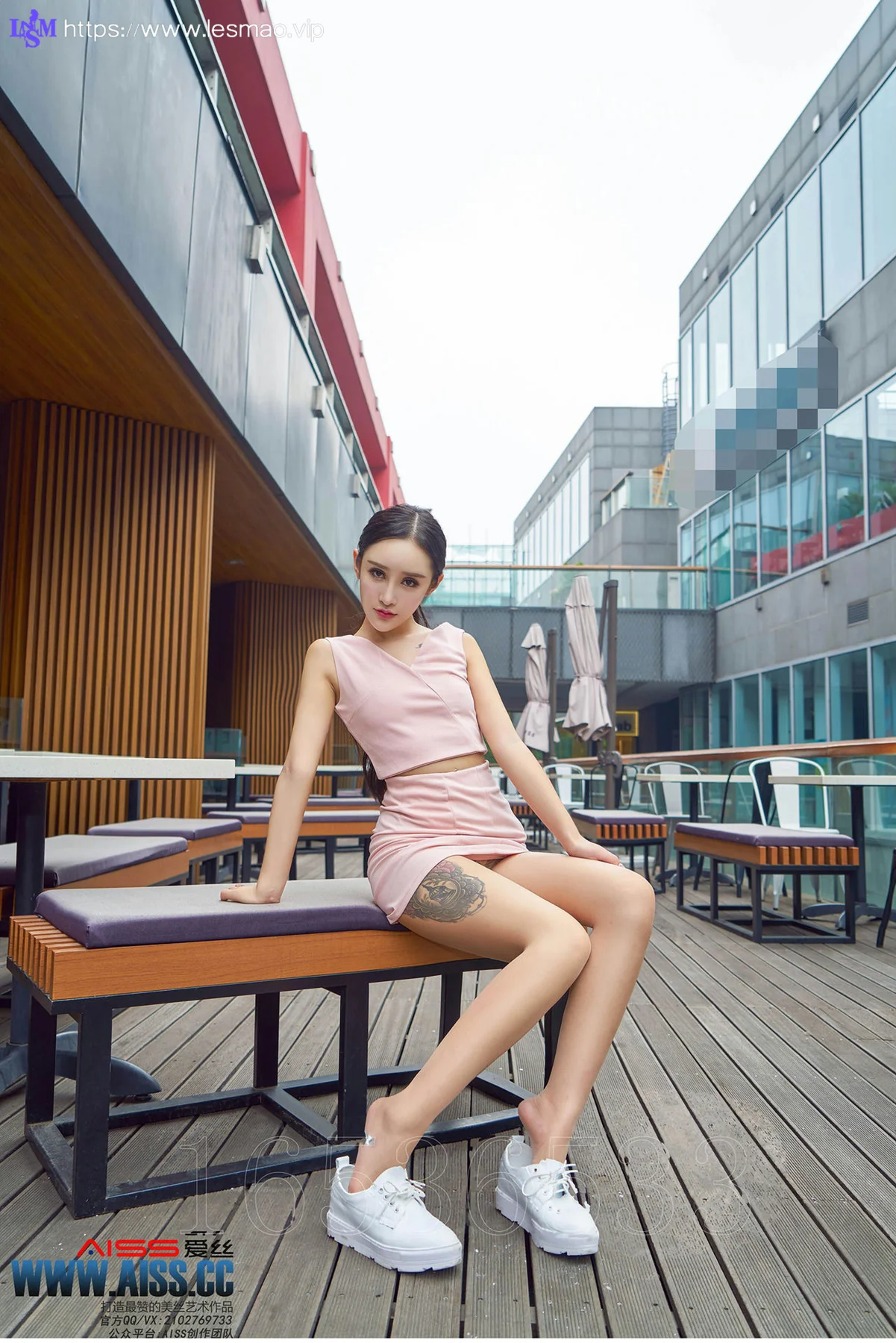 AISS 爱丝 No.109 Modo 性感欣杨街角美人 - 123