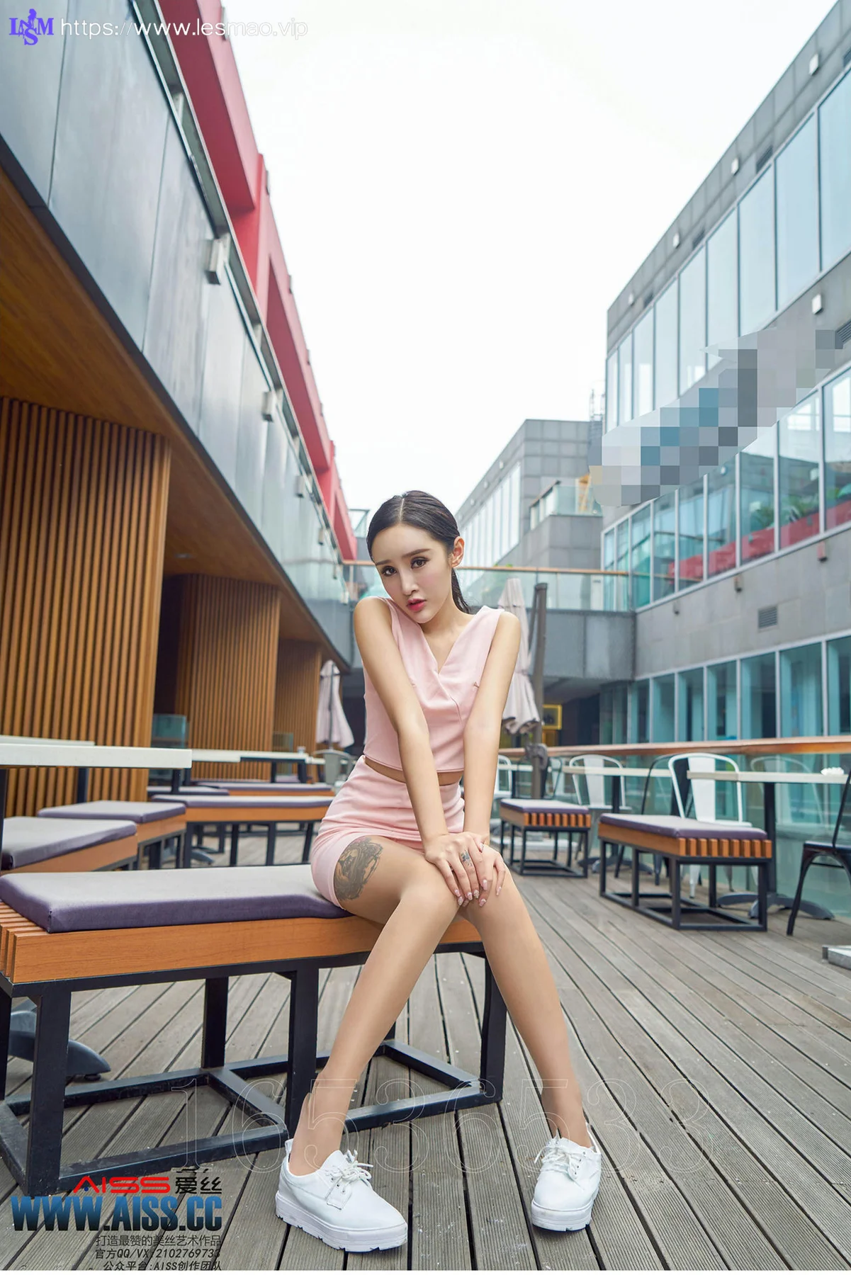 AISS 爱丝 No.109 Modo 性感欣杨街角美人 - 124