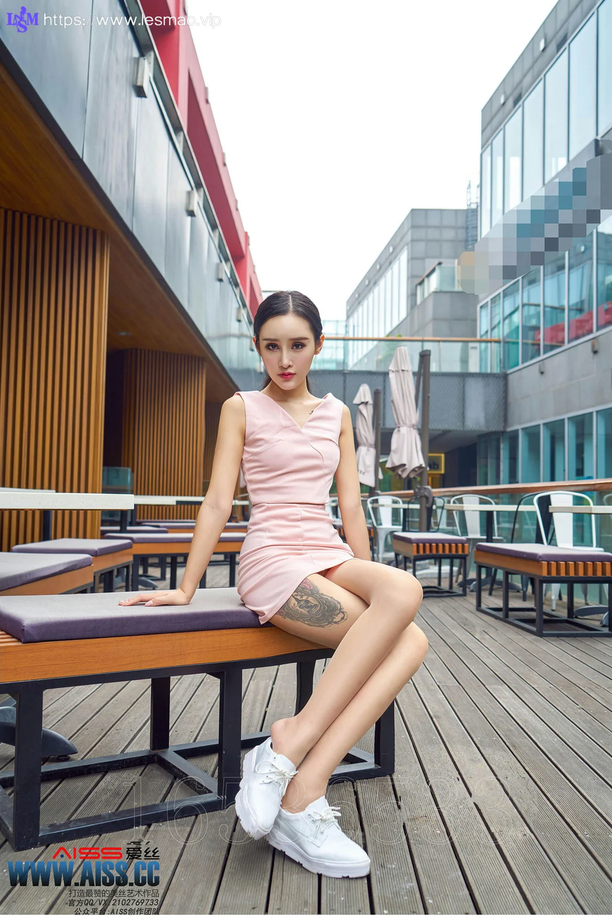 AISS 爱丝 No.109 Modo 性感欣杨街角美人 - 125