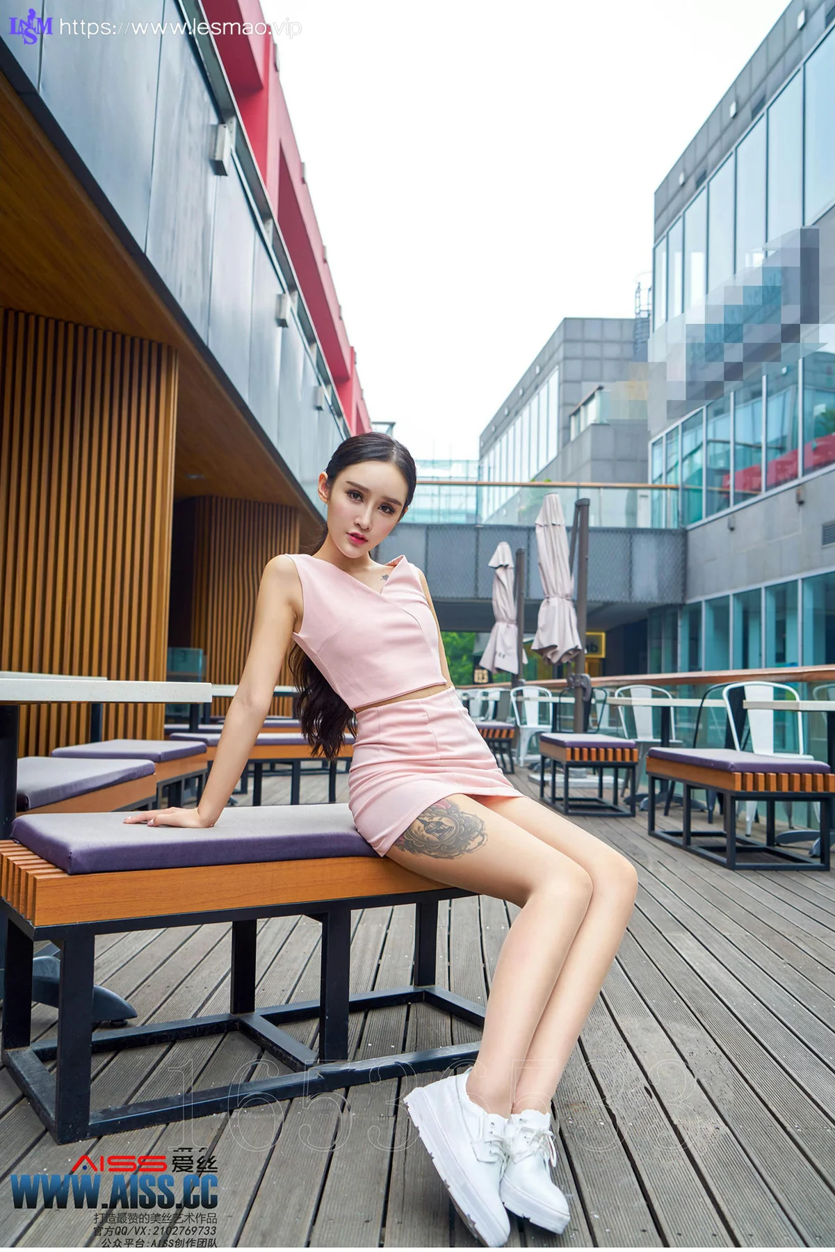 AISS 爱丝 No.109 Modo 性感欣杨街角美人 - 126
