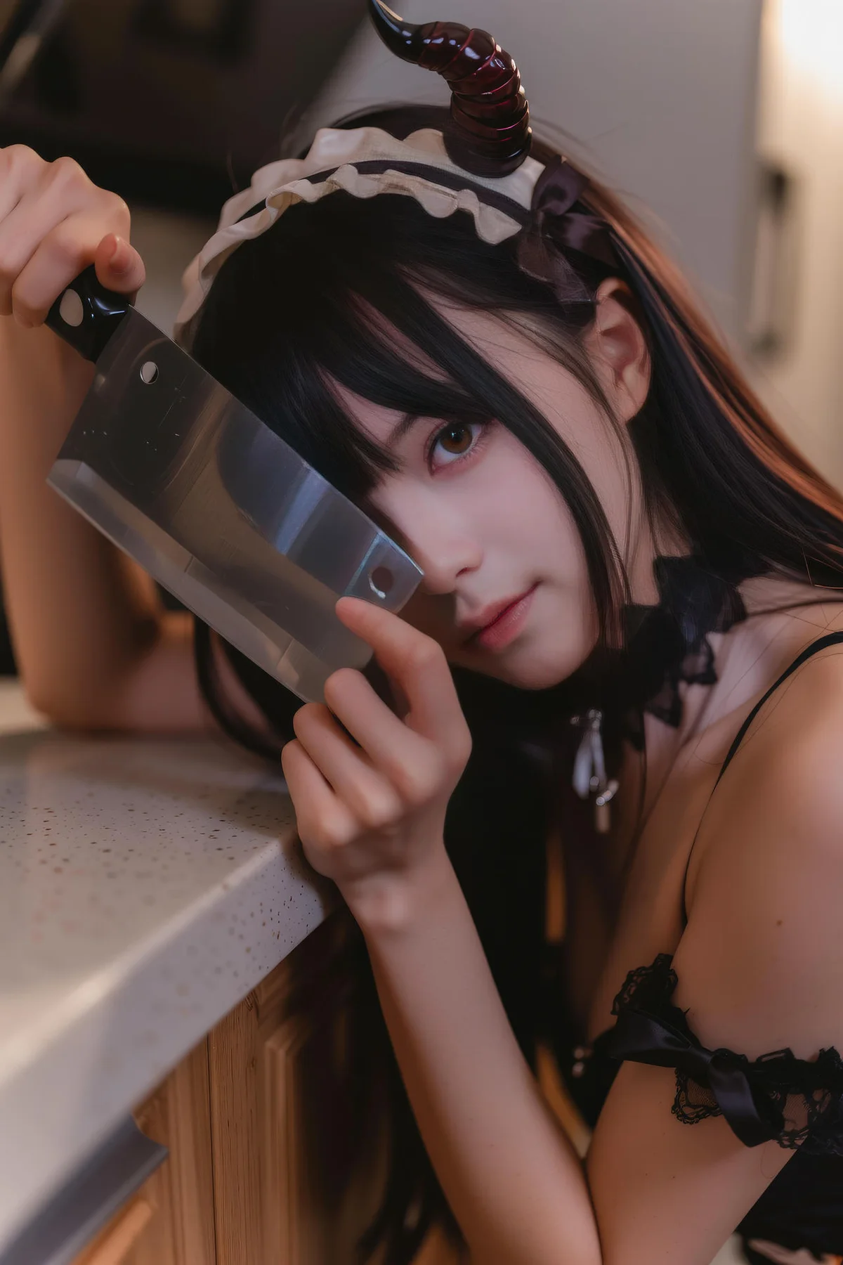 AURA  No.001 少女萝莉之恶魔女仆 魅魔女仆 - 15