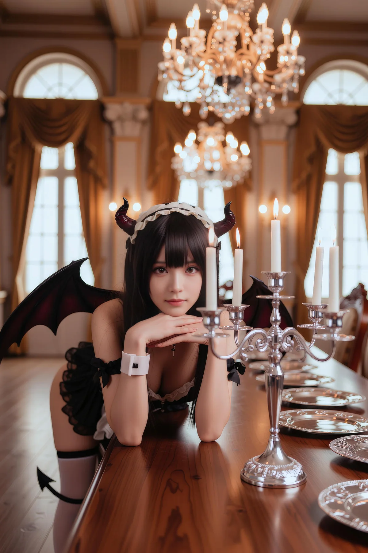 AURA  No.001 少女萝莉之恶魔女仆 魅魔女仆 - 20