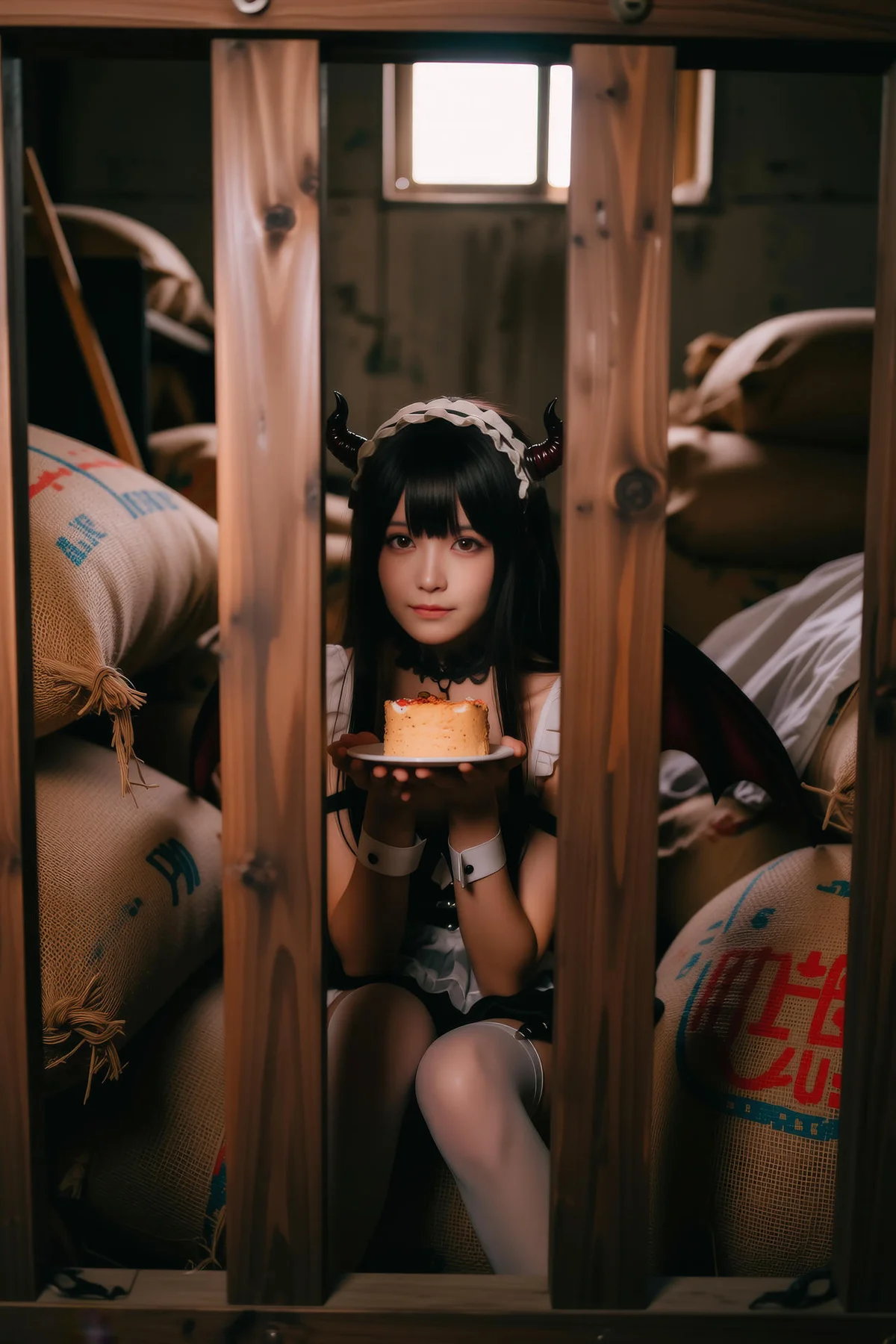 AURA  No.001 少女萝莉之恶魔女仆 魅魔女仆 - 55