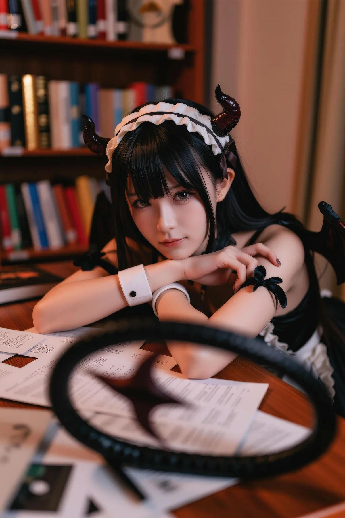 AURA  No.001 少女萝莉之恶魔女仆 魅魔女仆 - 73