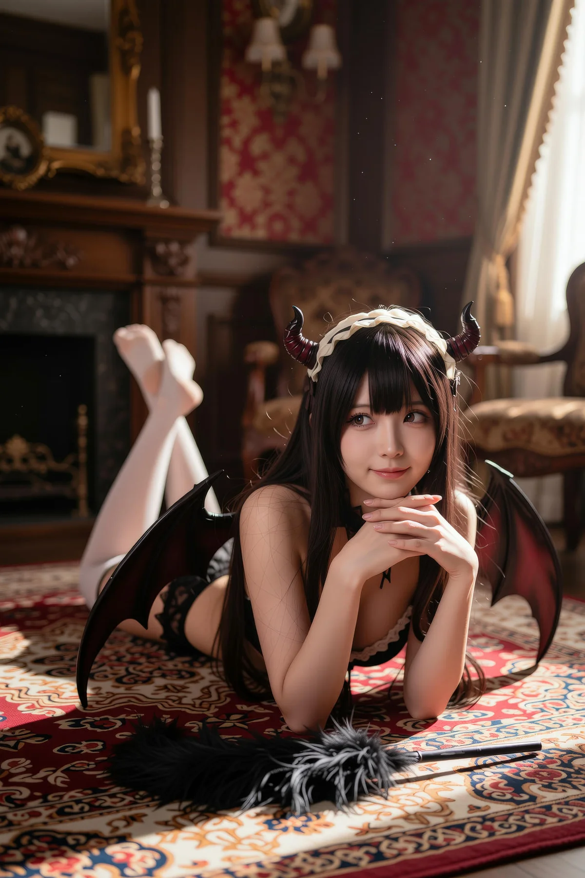 AURA  No.001 少女萝莉之恶魔女仆 魅魔女仆 - 79