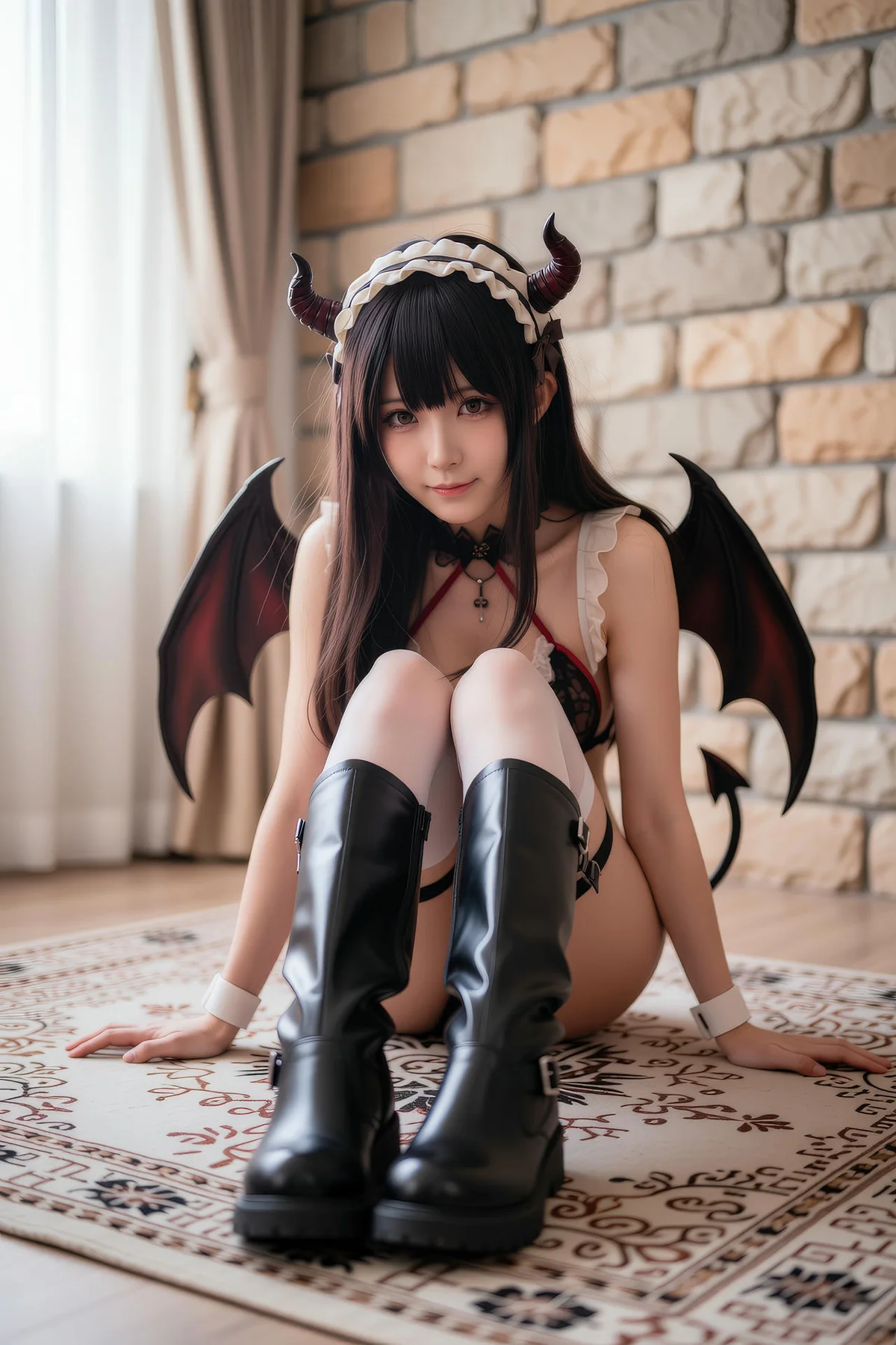 AURA  No.001 少女萝莉之恶魔女仆 魅魔女仆 - 84