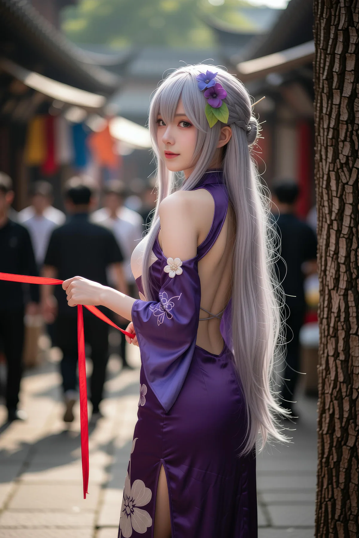 AURA  No.005 古风集市cos少女 - 11