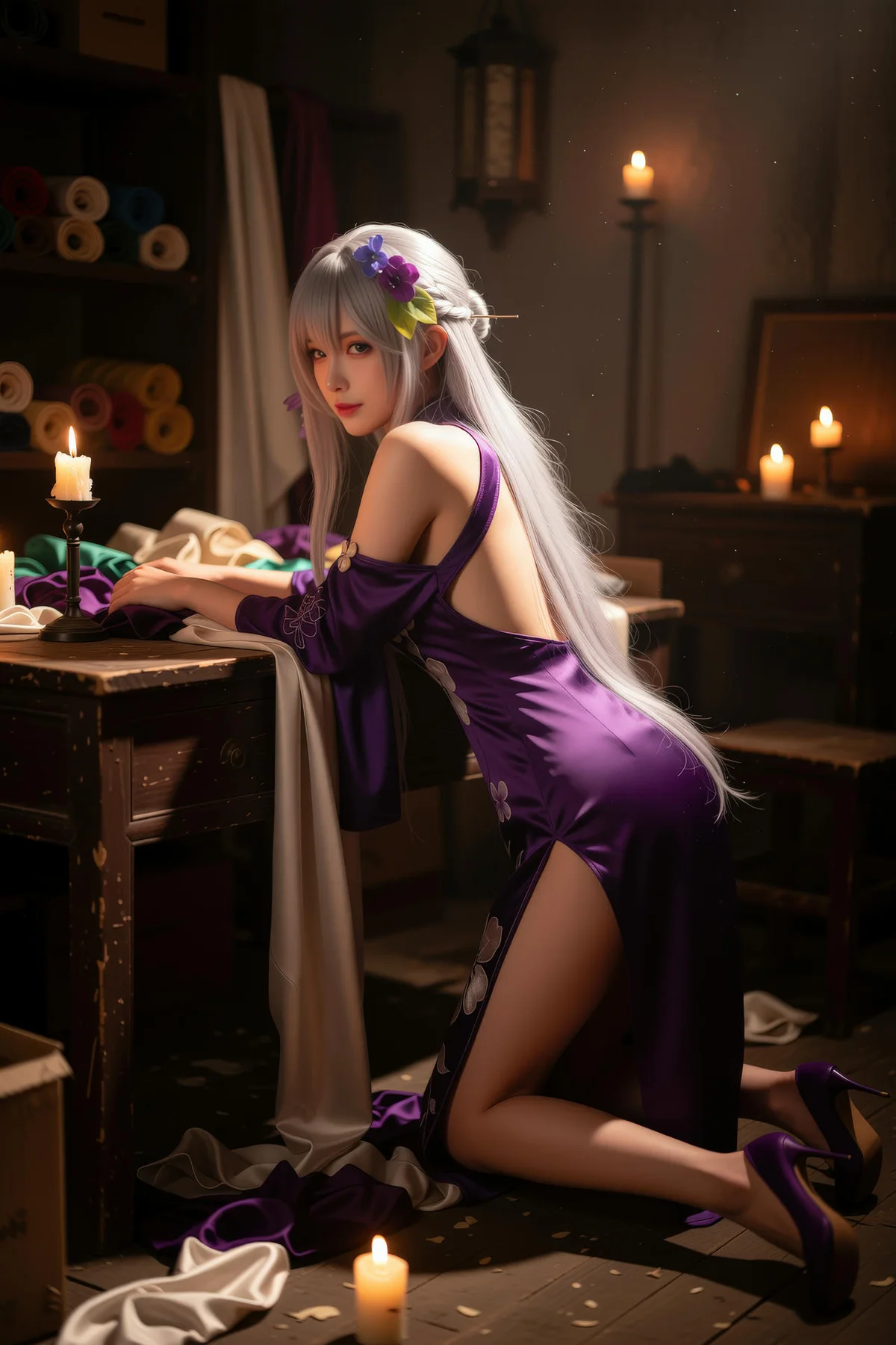 AURA  No.005 古风集市cos少女 - 34