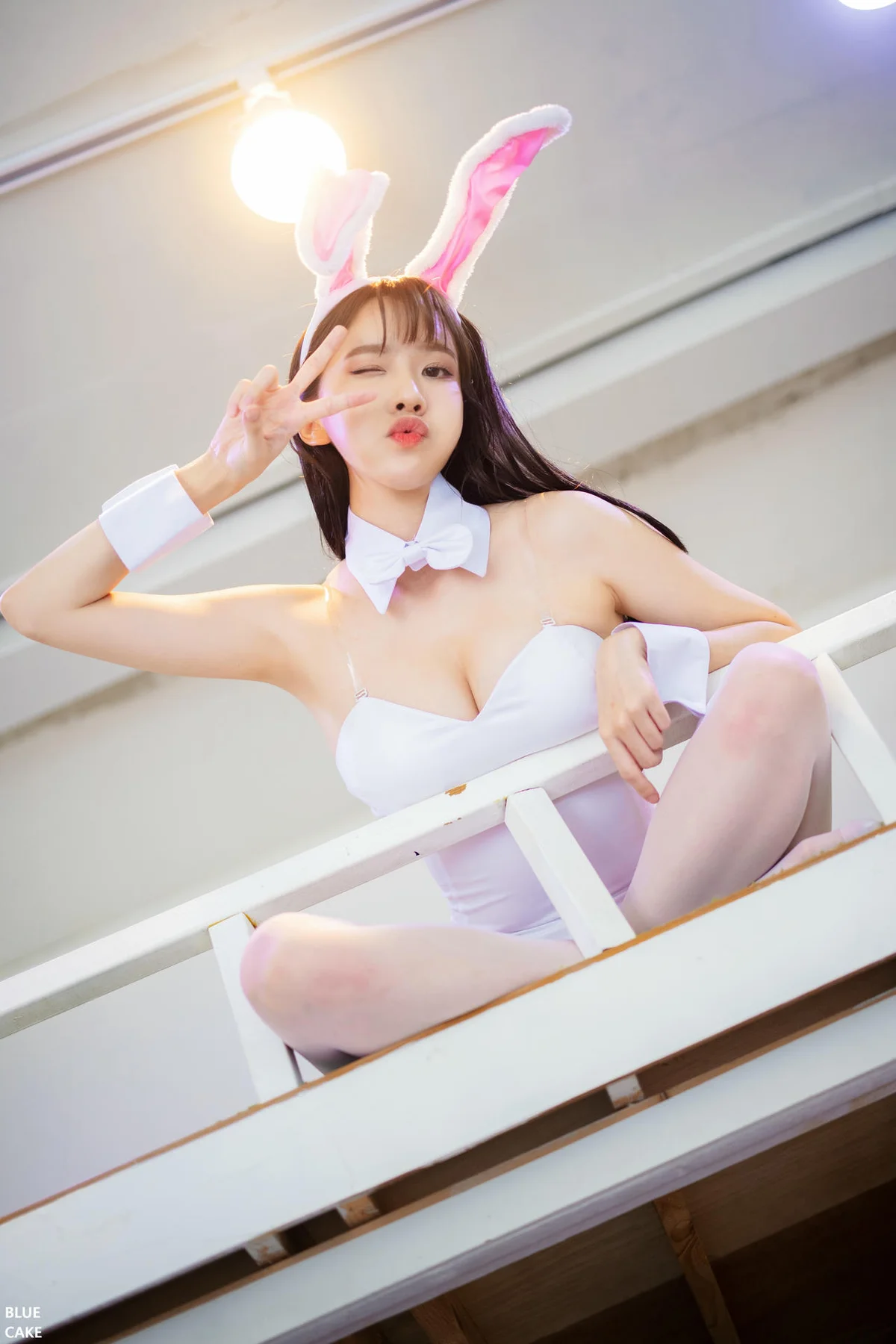 BLUECAKE  No.001 Ahrin黑白兔女郎制服爆乳 - 53