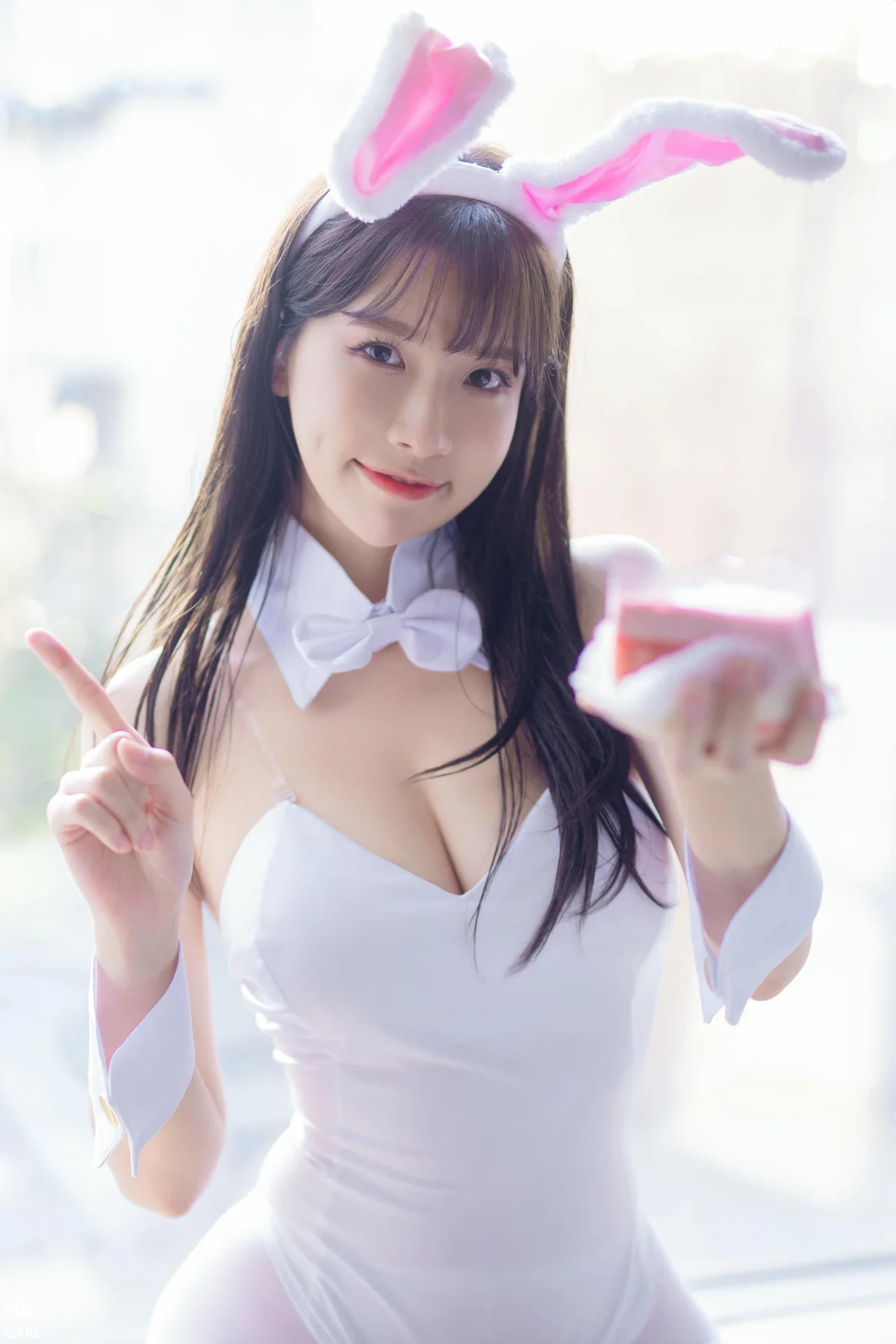 BLUECAKE  No.001 Ahrin黑白兔女郎制服爆乳 - 56