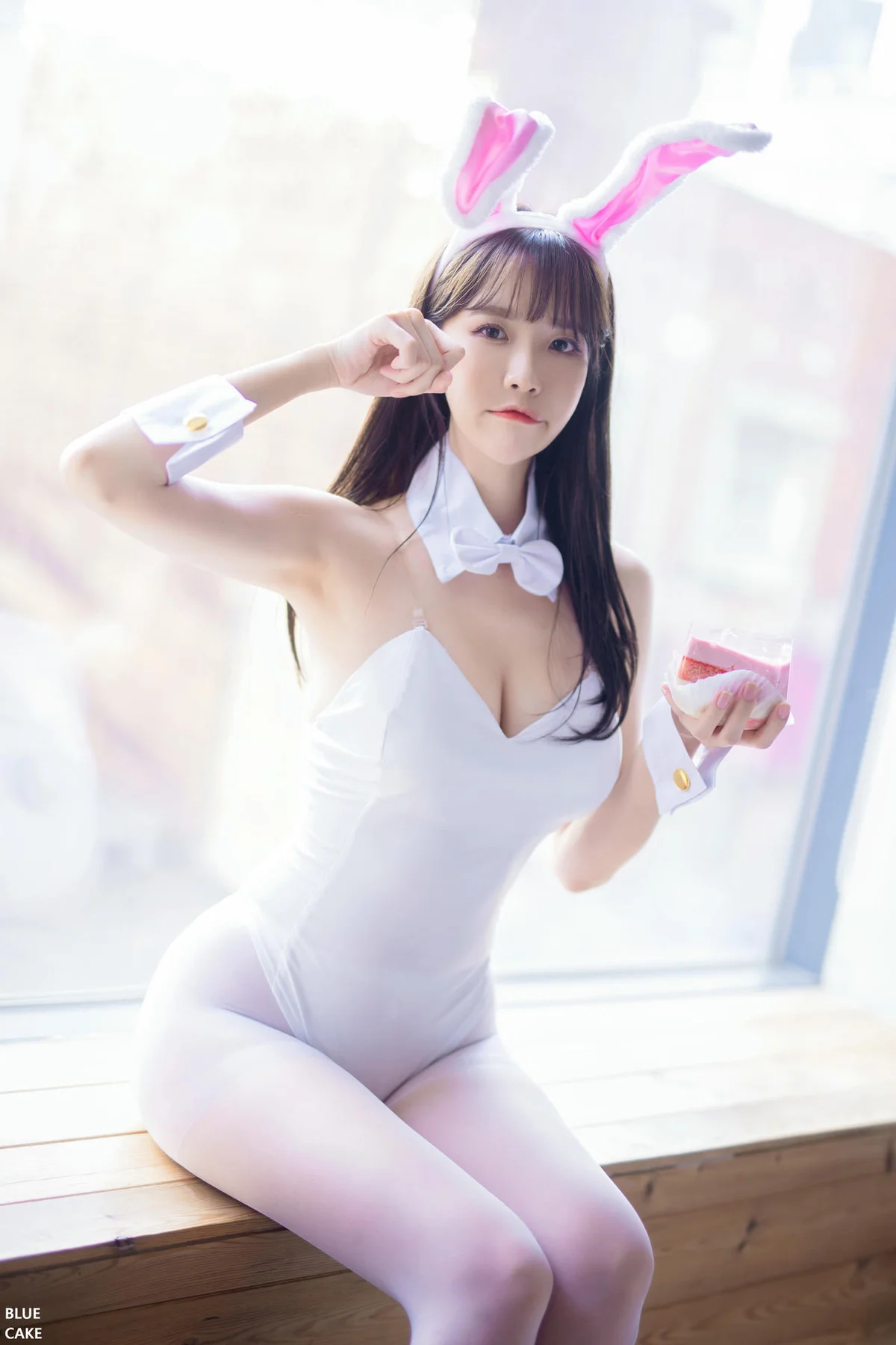BLUECAKE  No.001 Ahrin黑白兔女郎制服爆乳 - 57