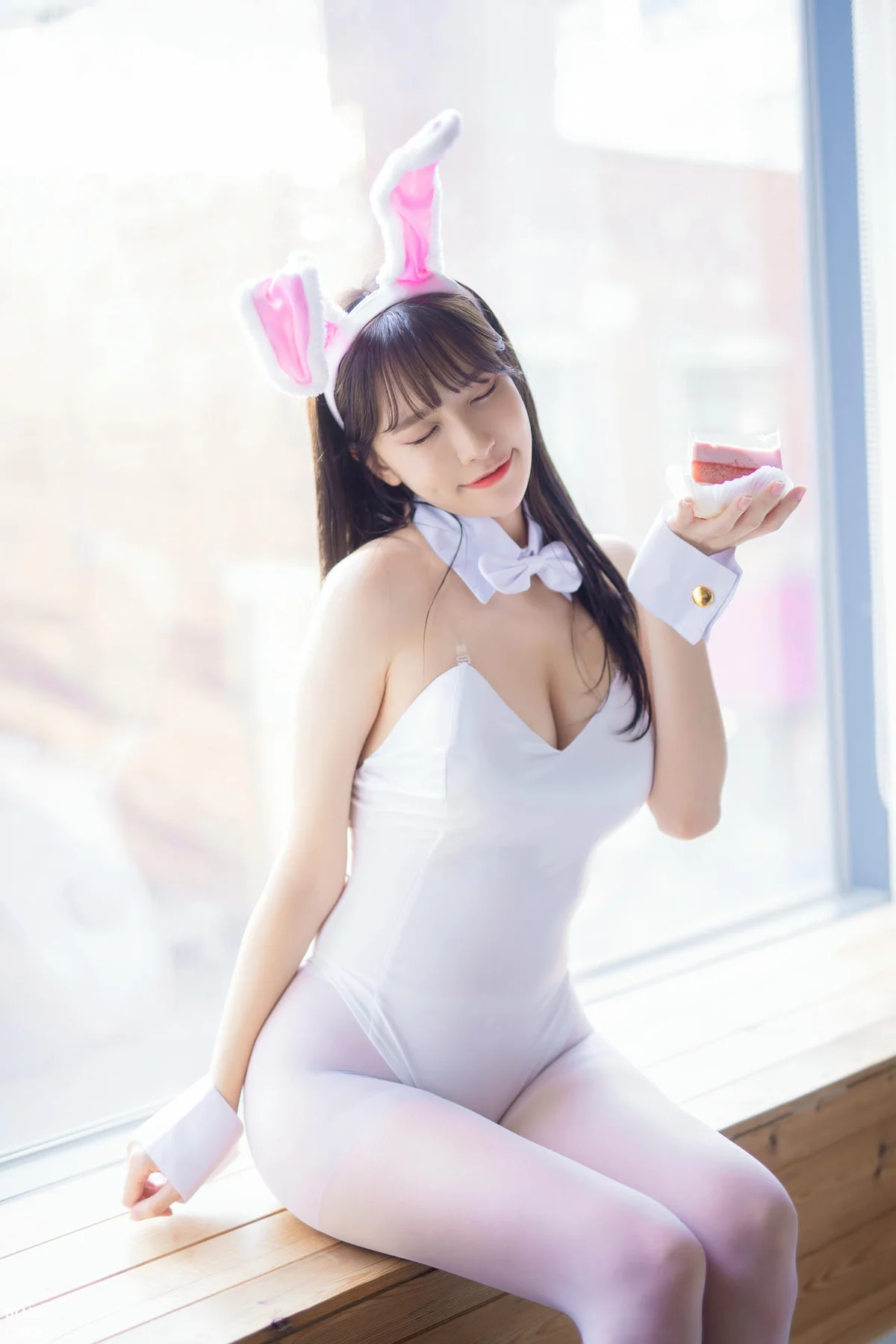 BLUECAKE  No.001 Ahrin黑白兔女郎制服爆乳 - 58