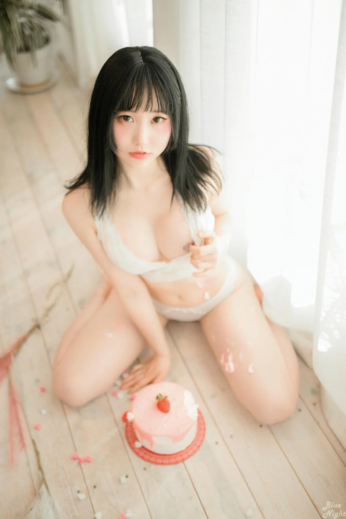 BLUECAKE  No.003 Jamong萌妹翘臀蛋糕party - 20