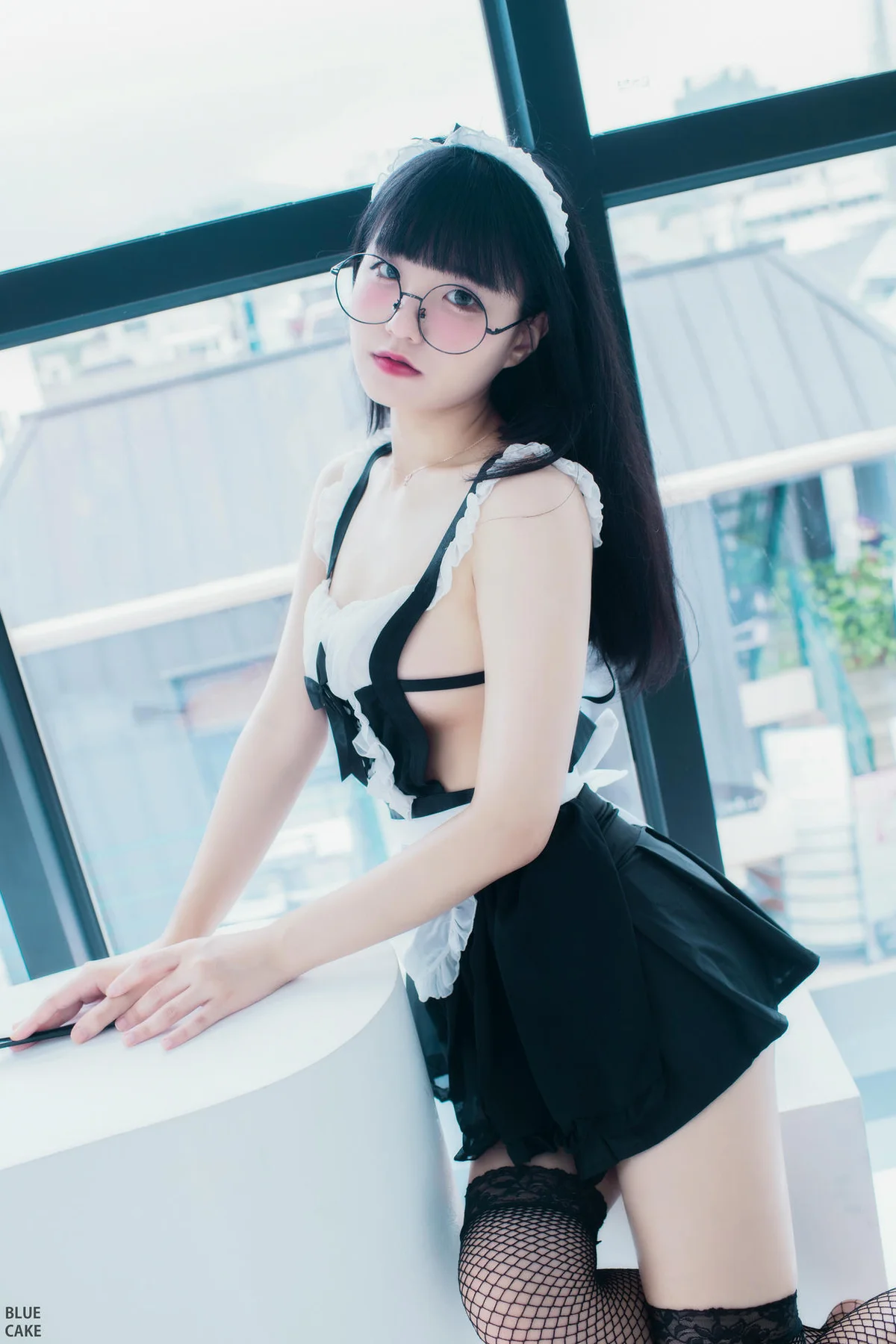 BLUECAKE  No.005 Jeong Jenny性感制服女仆装 - 13