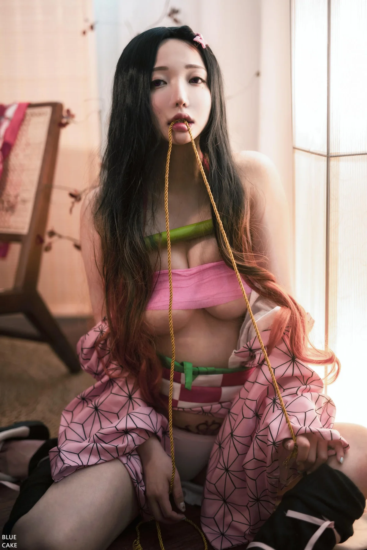 BLUECAKE No.007 Son Ye-Eun巨乳制服捆绑 - 21