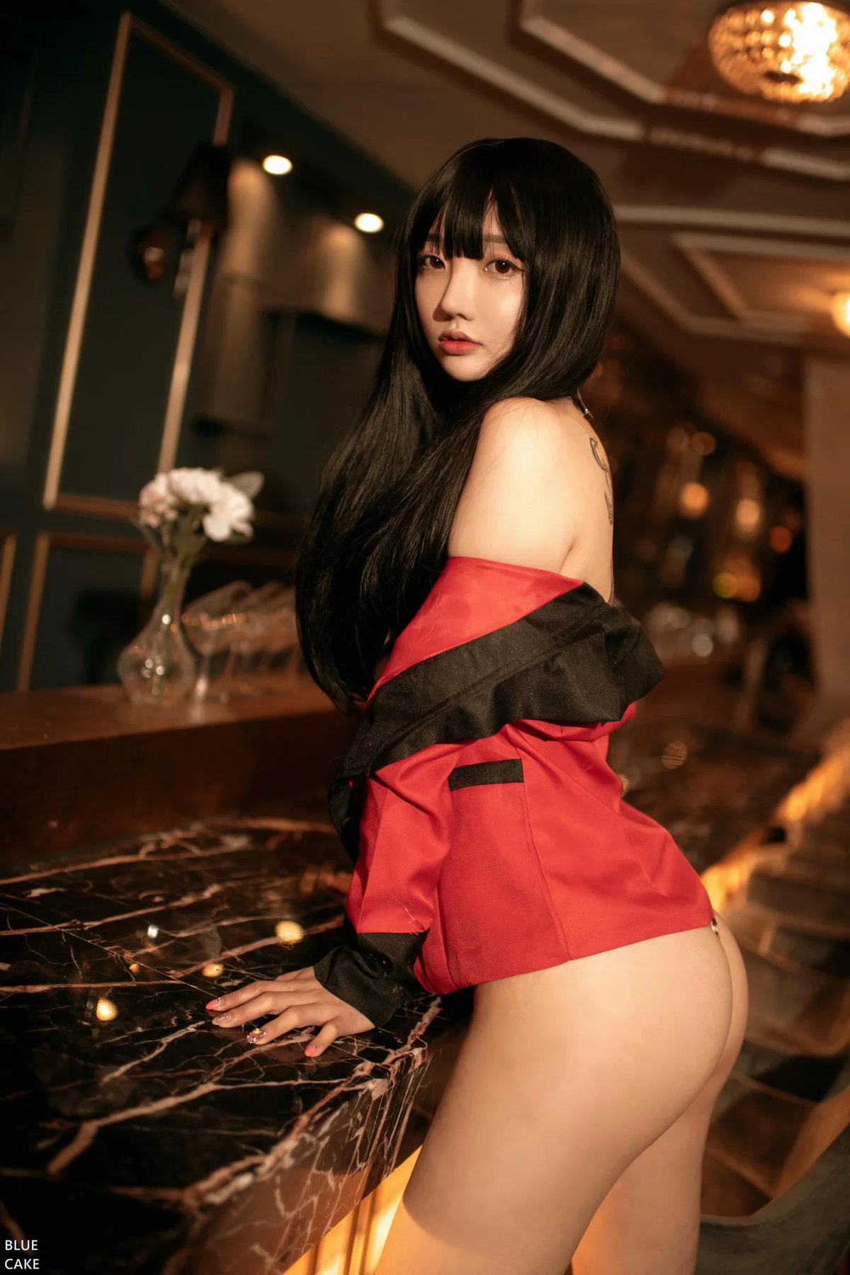 BLUECAKE No.008 Son Ye-Eun制服ol黑丝 - 25