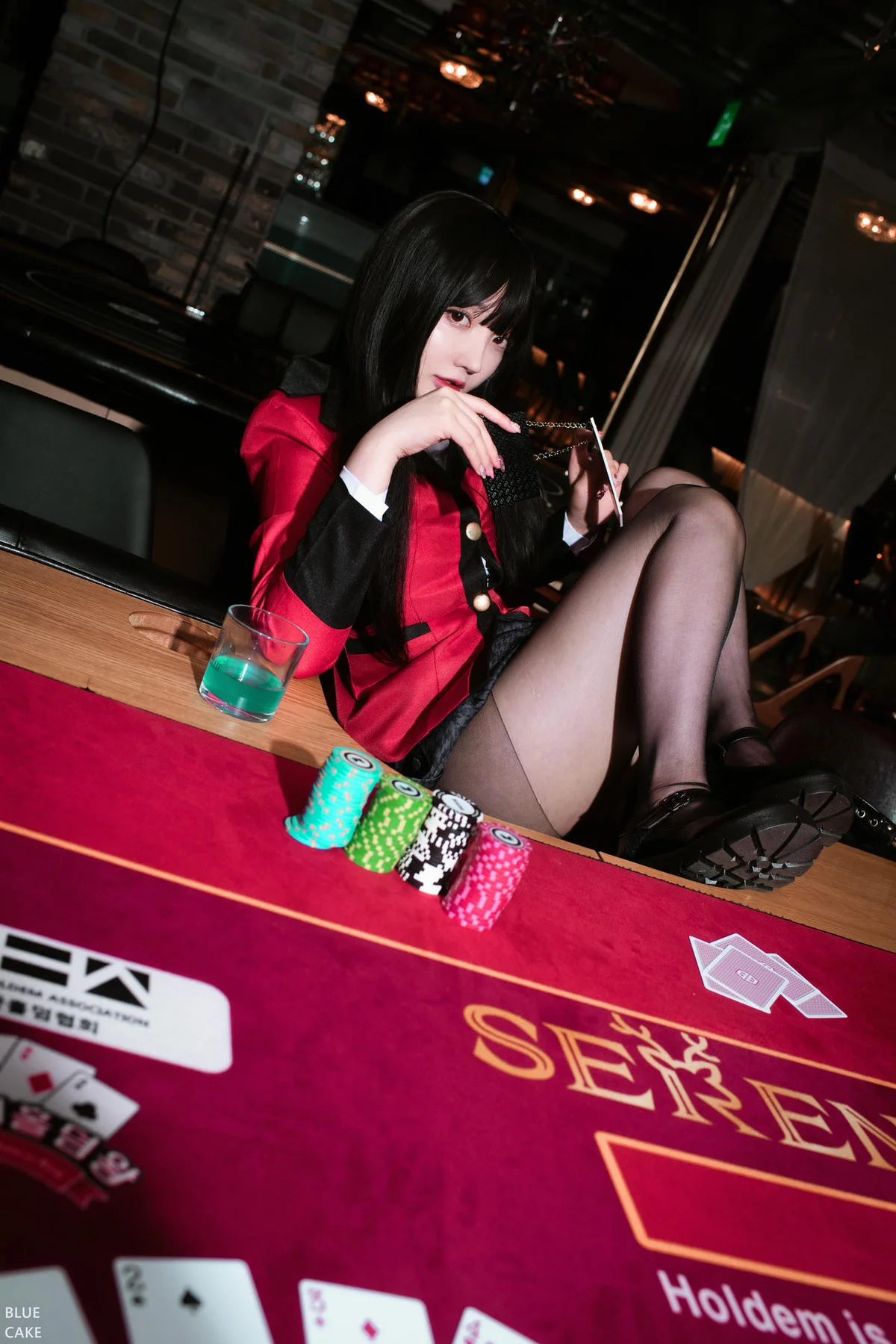 BLUECAKE No.008 Son Ye-Eun制服ol黑丝 - 56