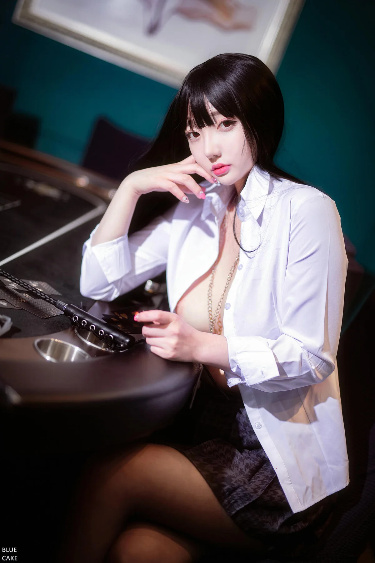 BLUECAKE No.008 Son Ye-Eun制服ol黑丝 - 67