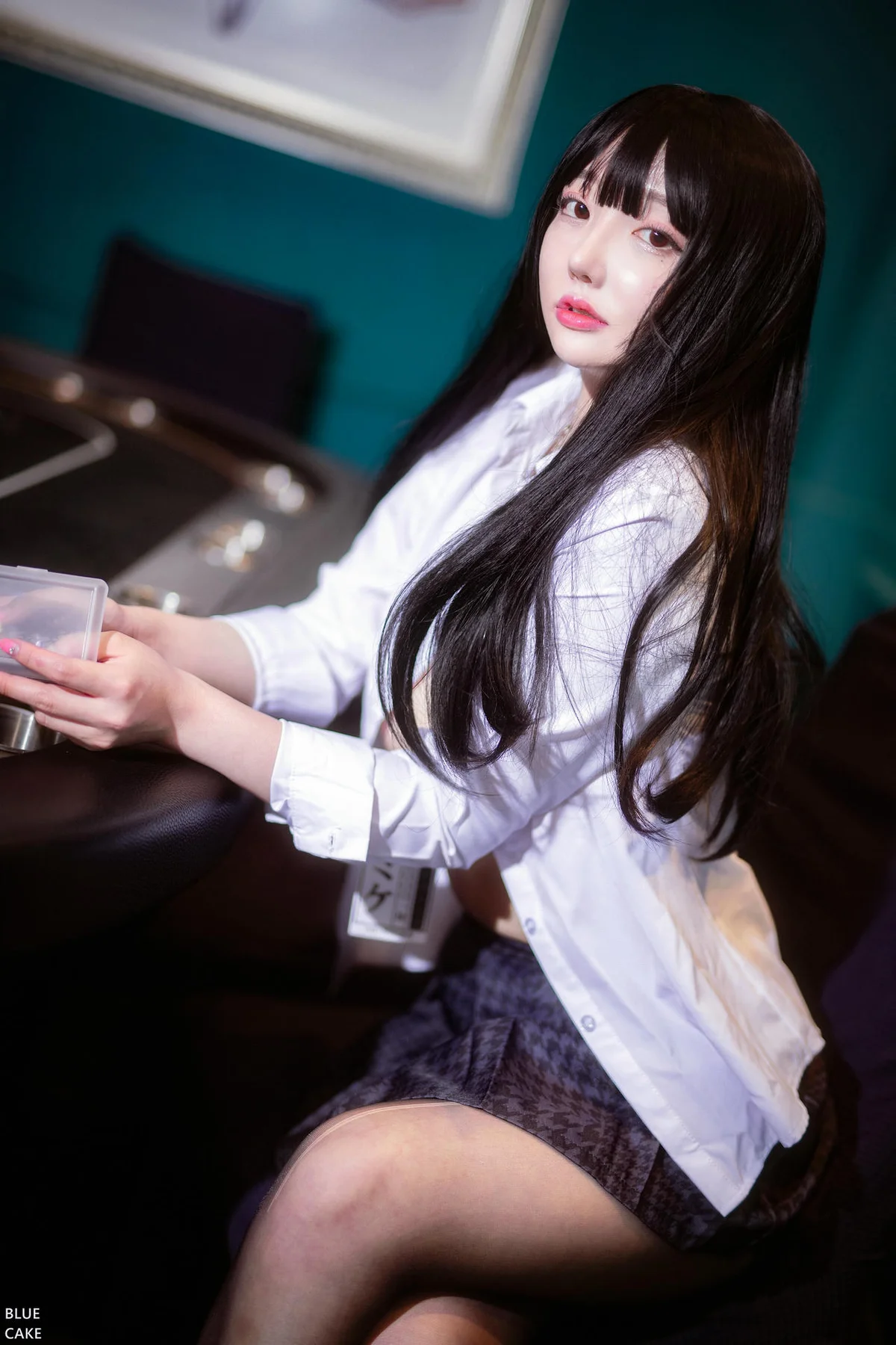 BLUECAKE No.008 Son Ye-Eun制服ol黑丝 - 68
