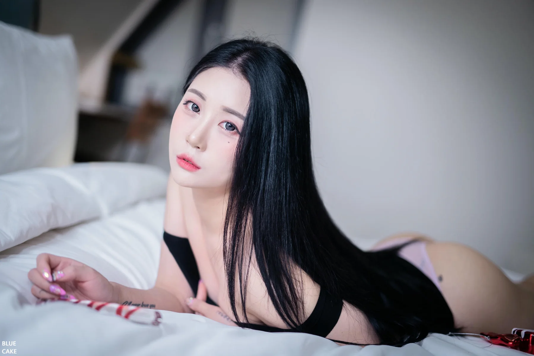 BLUECAKE No.010 Bomi & Lover爆乳黑丝香肩美腿 - 19