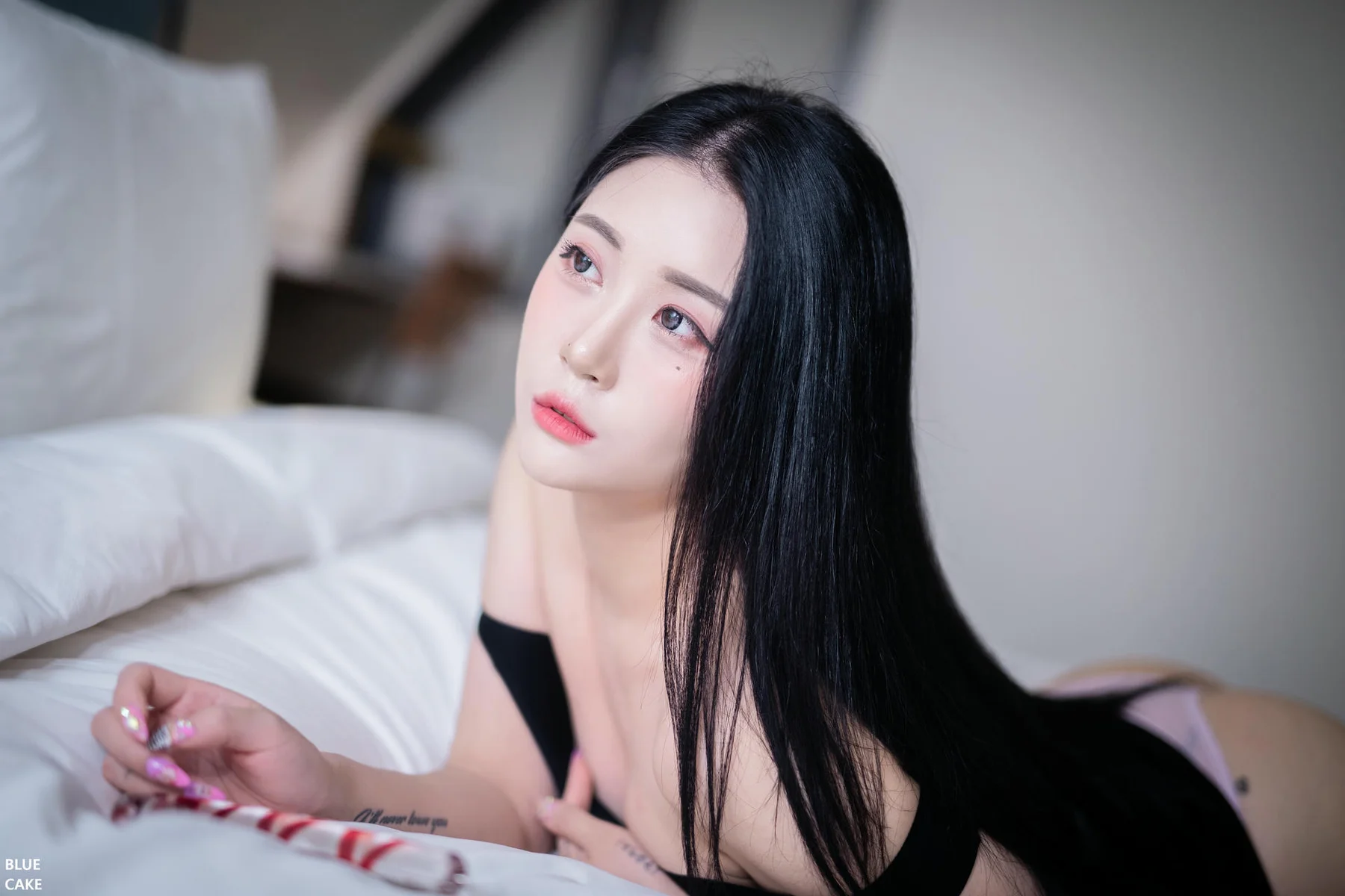 BLUECAKE No.010 Bomi & Lover爆乳黑丝香肩美腿 - 20