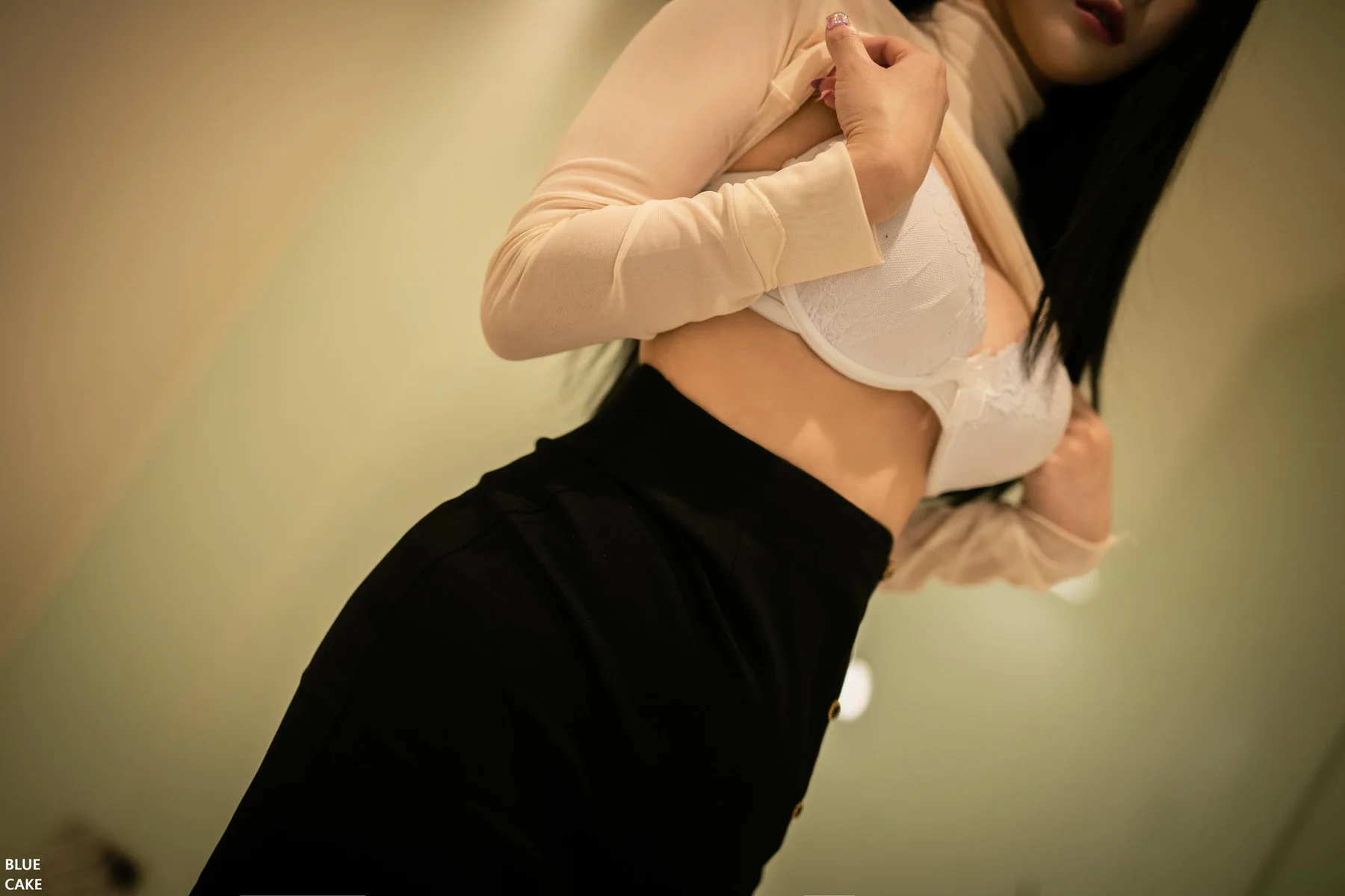 BLUECAKE No.010 Bomi & Lover爆乳黑丝香肩美腿 - 48
