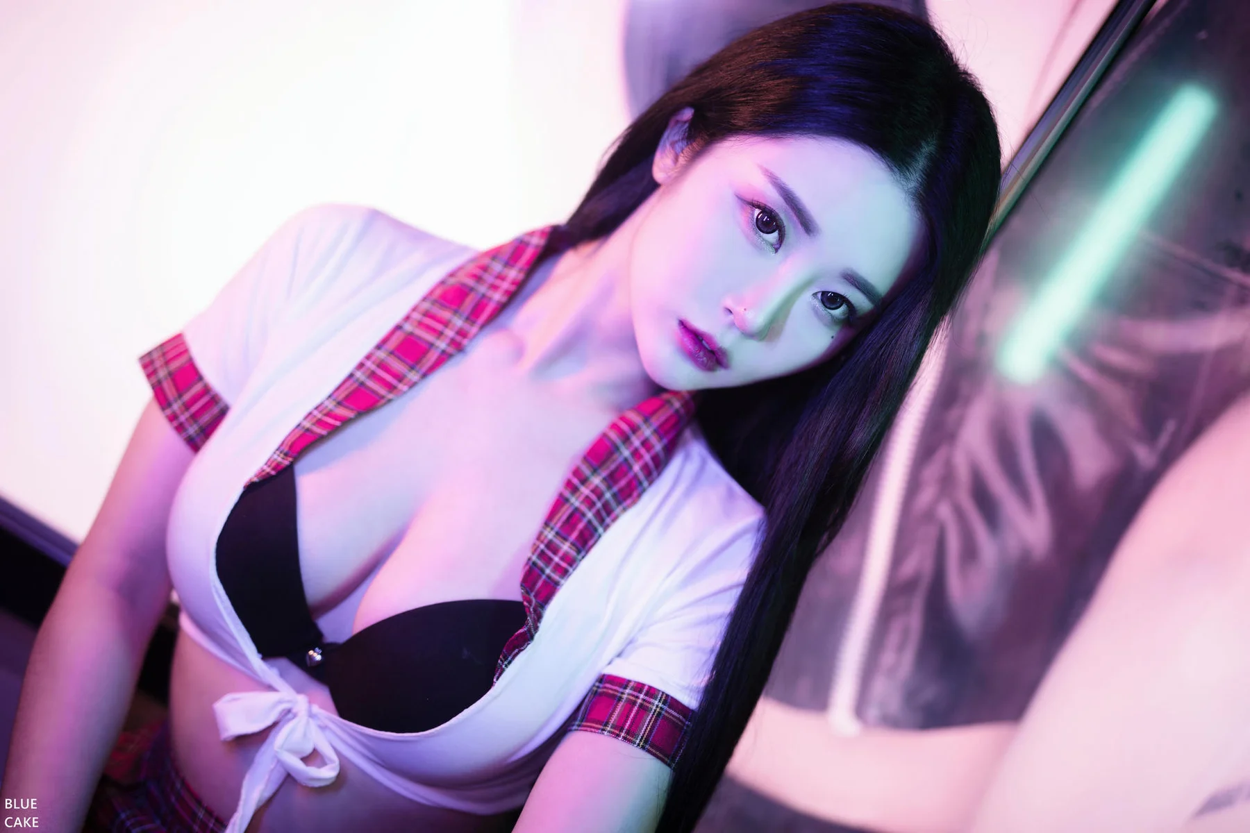 BLUECAKE No.013 Bomi爆乳网袜性感制服 - 19