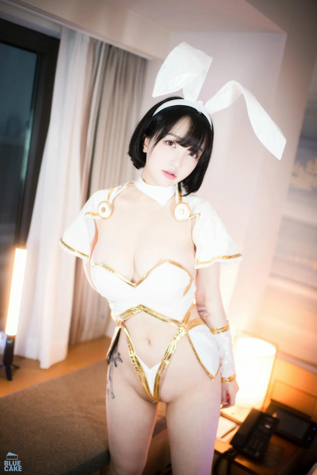 BLUECAKE No.017 Son Ye-Eun兔女郎爆乳连体衣 - 8