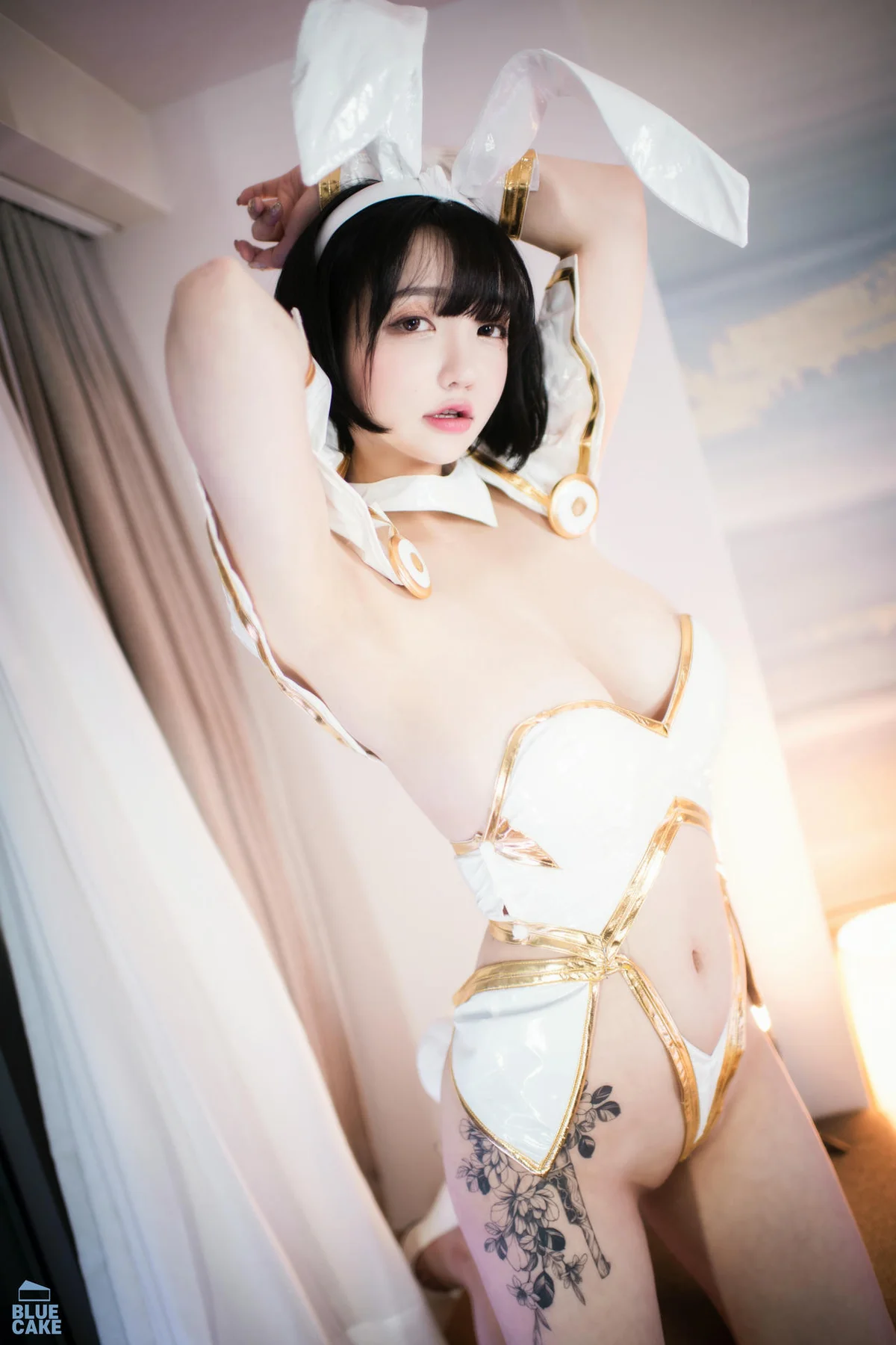 BLUECAKE No.017 Son Ye-Eun兔女郎爆乳连体衣 - 22