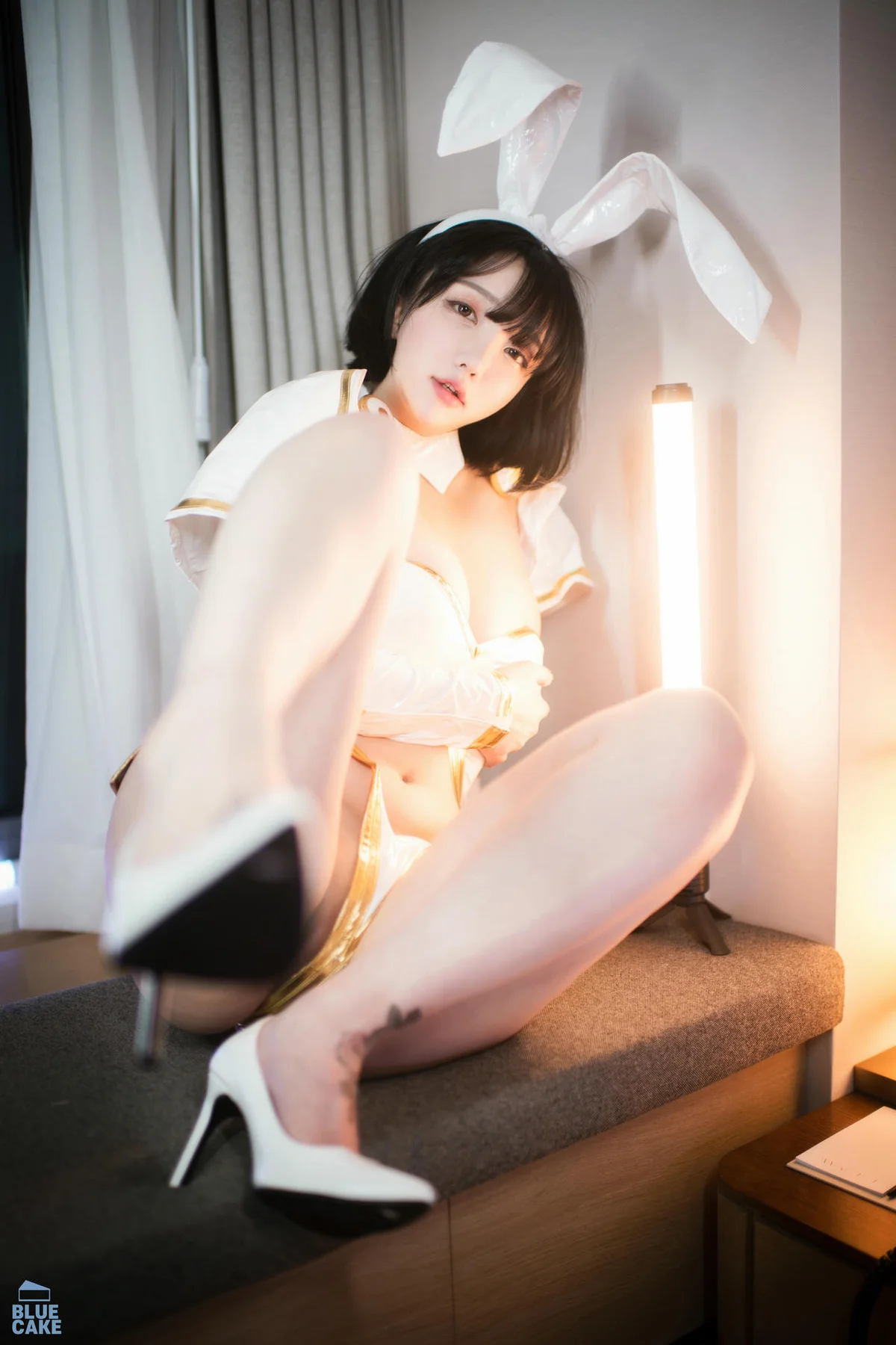 BLUECAKE No.017 Son Ye-Eun兔女郎爆乳连体衣 - 35