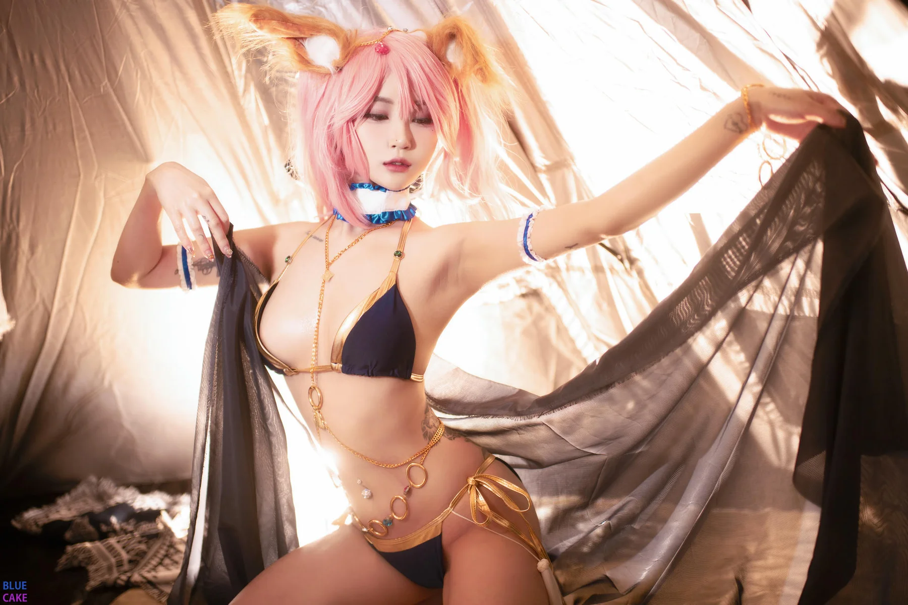 BLUECAKE No.020 Pink Dancer 萝莉cosplay写真 - 47