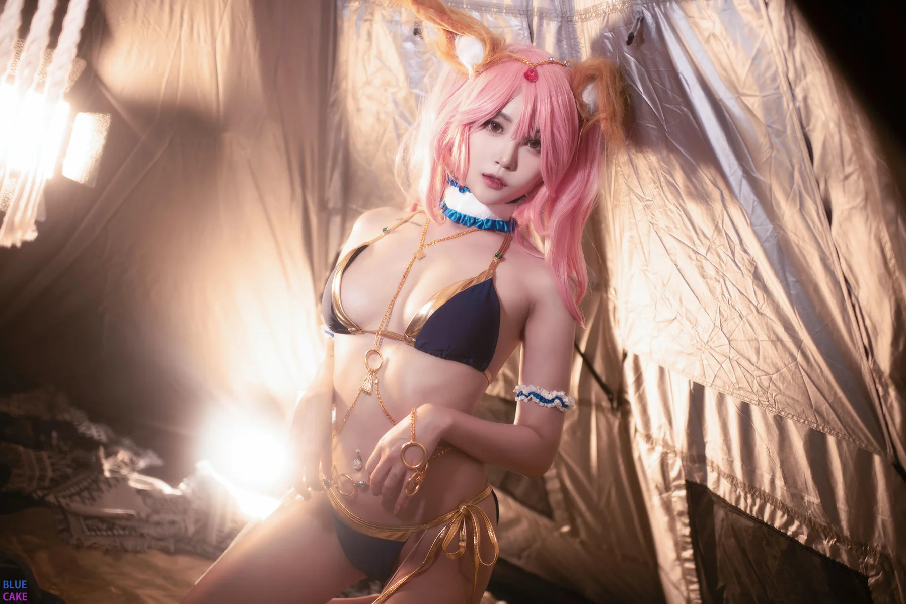 BLUECAKE No.020 Pink Dancer 萝莉cosplay写真 - 49