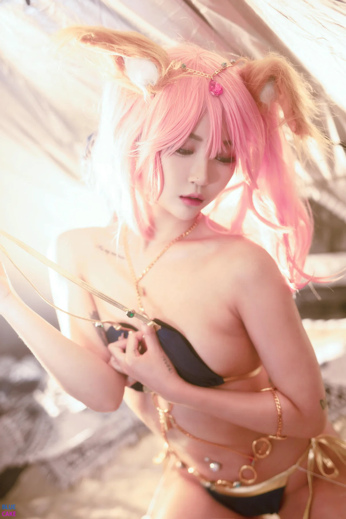 BLUECAKE No.020 Pink Dancer 萝莉cosplay写真 - 59