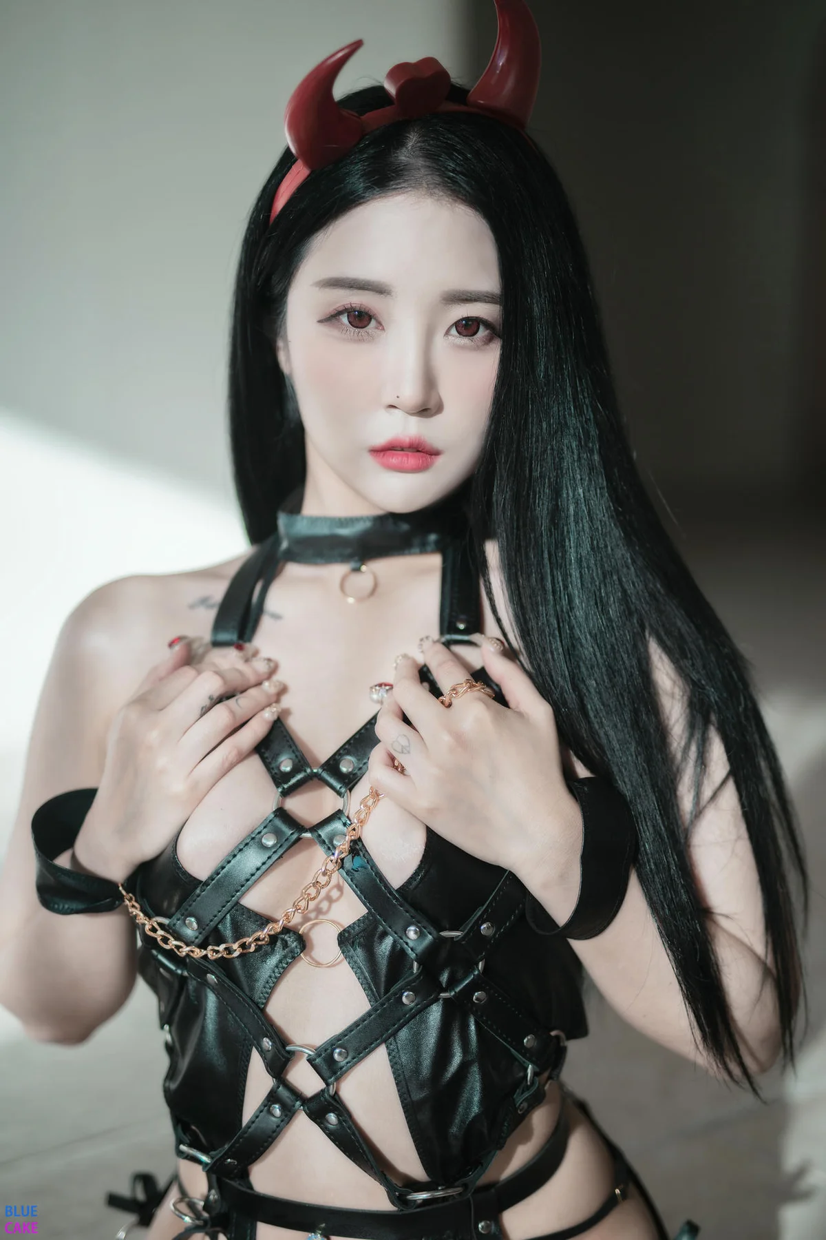 BLUECAKE No.033 Bomi小恶魔情趣黑丝 - 13