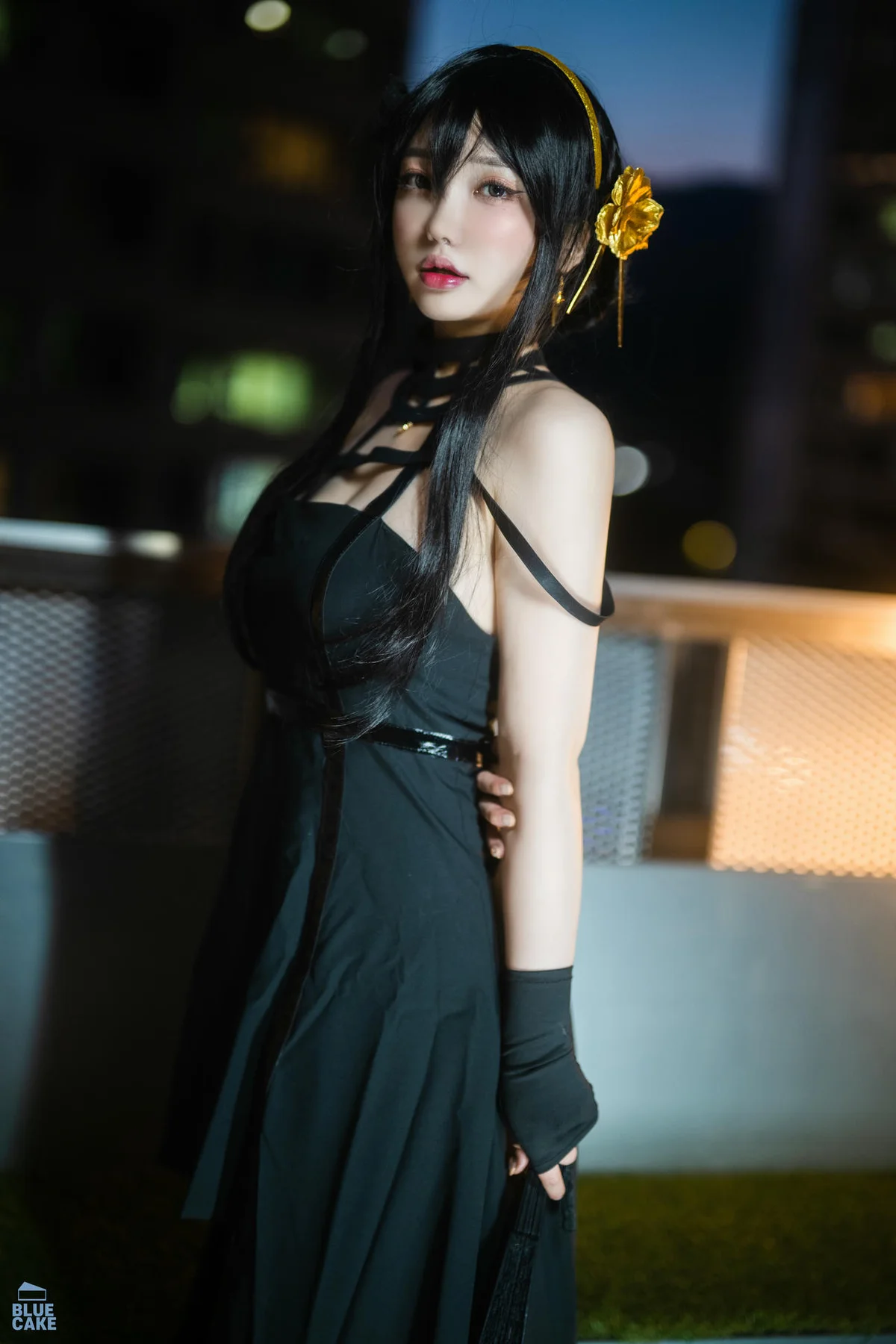 BLUECAKE No.041 YeEun黑玫瑰少女黑丝 - 19