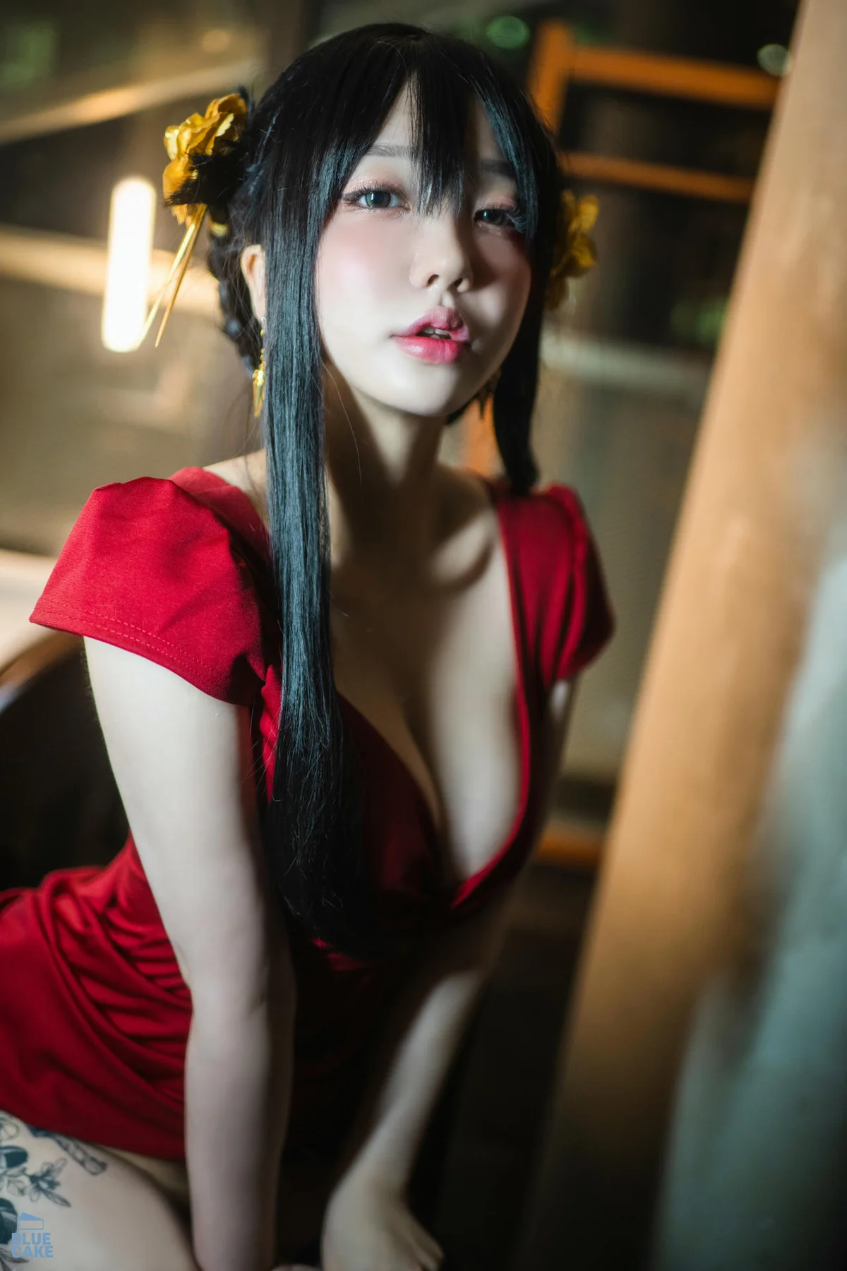 BLUECAKE No.041 YeEun黑玫瑰少女黑丝 - 80