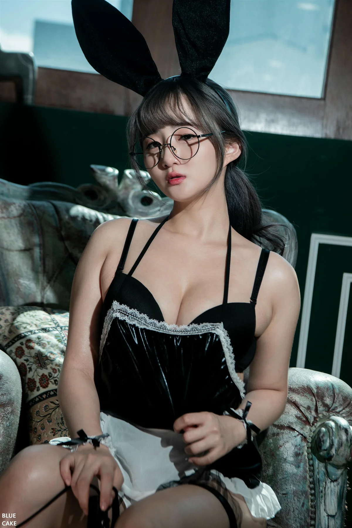 BLUECAKE No.042 Han Jina兔女郎黑丝美女 - 33