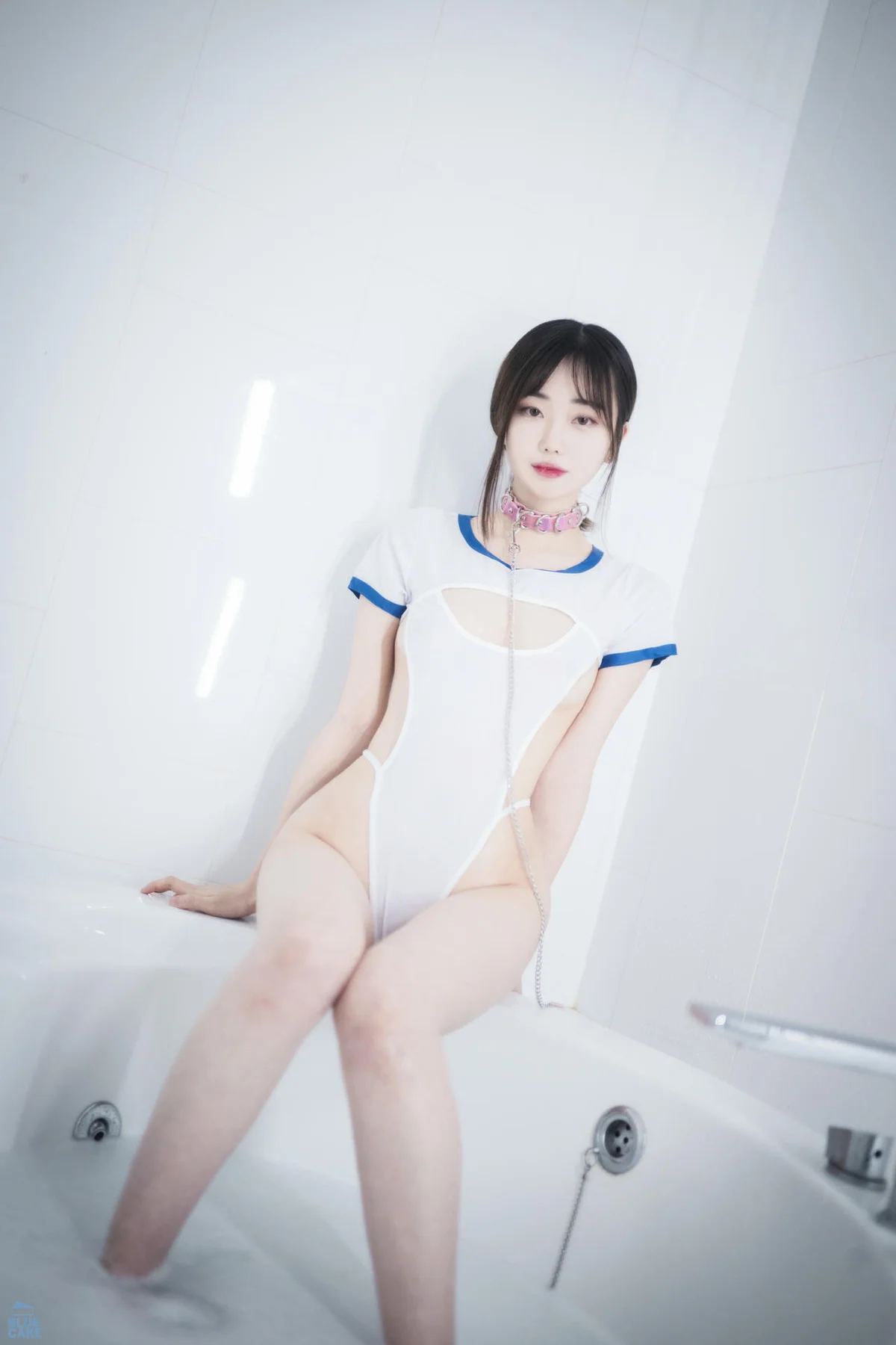 BLUECAKE No.043 Kim Ji白色内衣私房 - 52