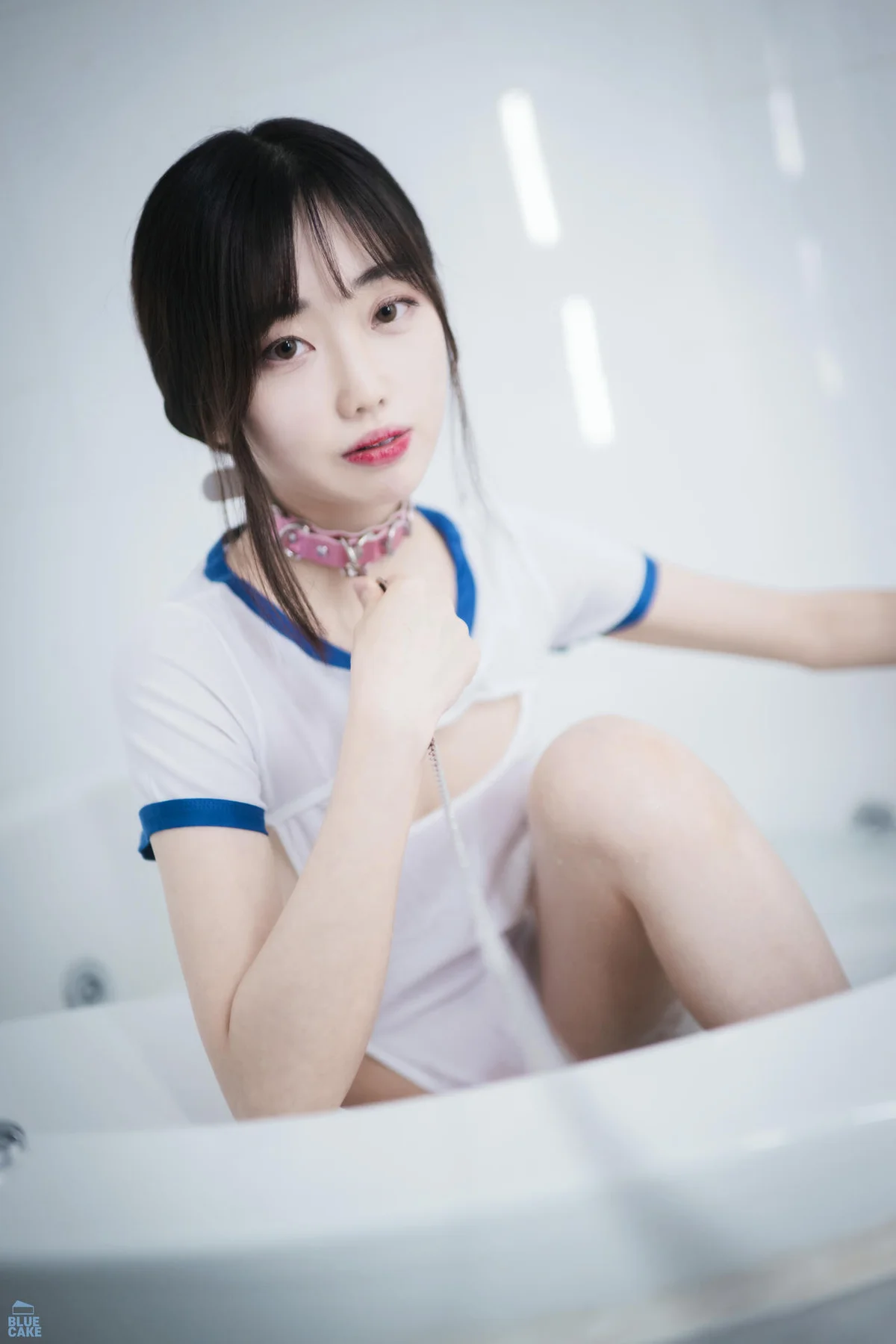 BLUECAKE No.043 Kim Ji白色内衣私房 - 59
