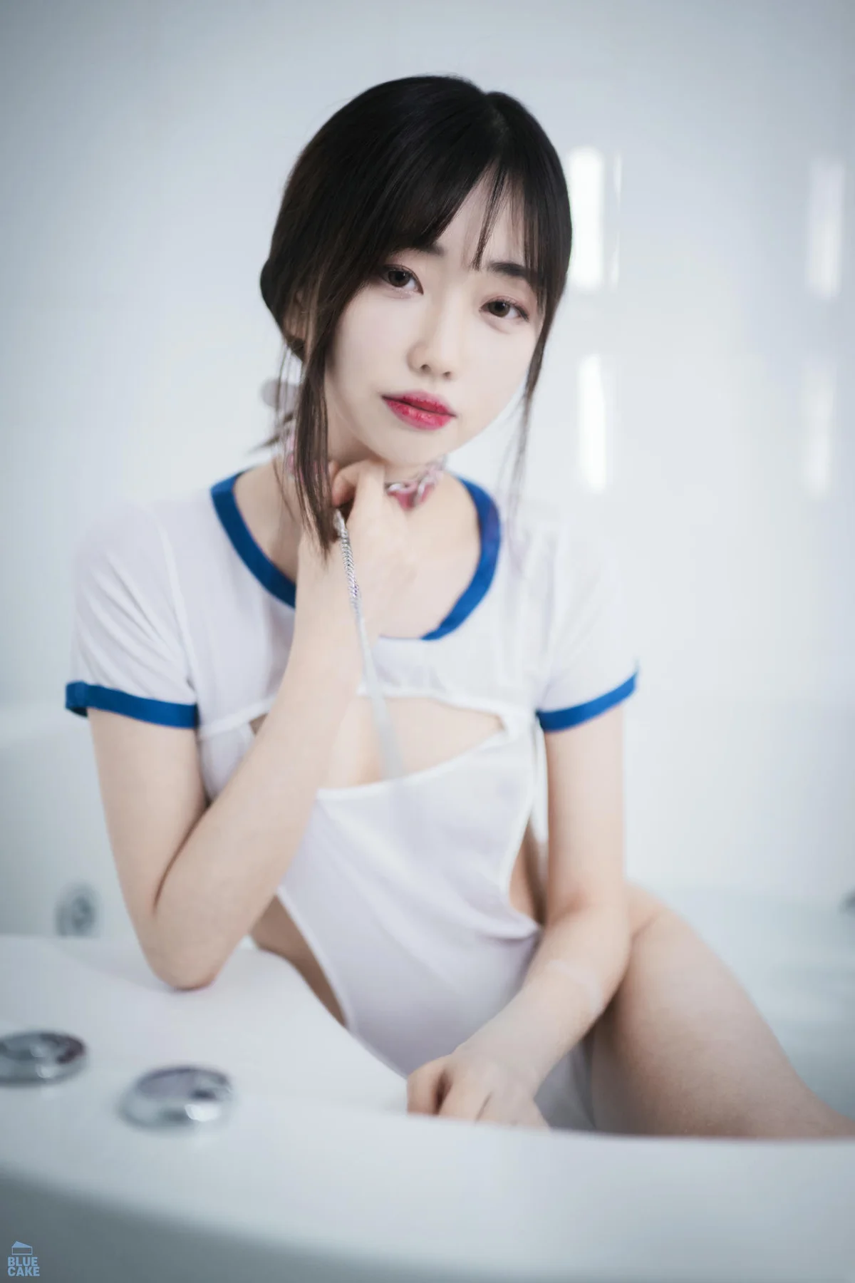 BLUECAKE No.043 Kim Ji白色内衣私房 - 61