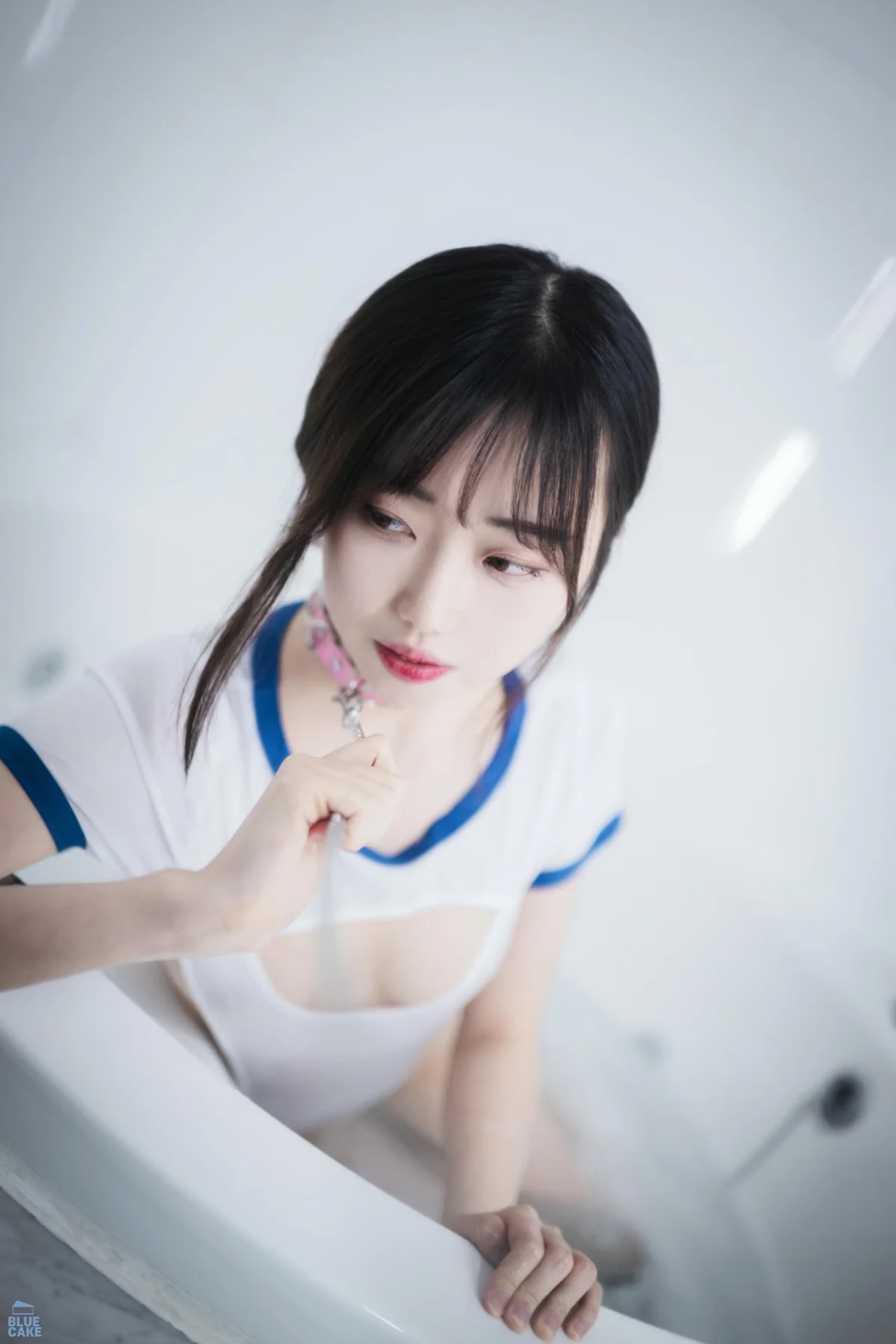 BLUECAKE No.043 Kim Ji白色内衣私房 - 64