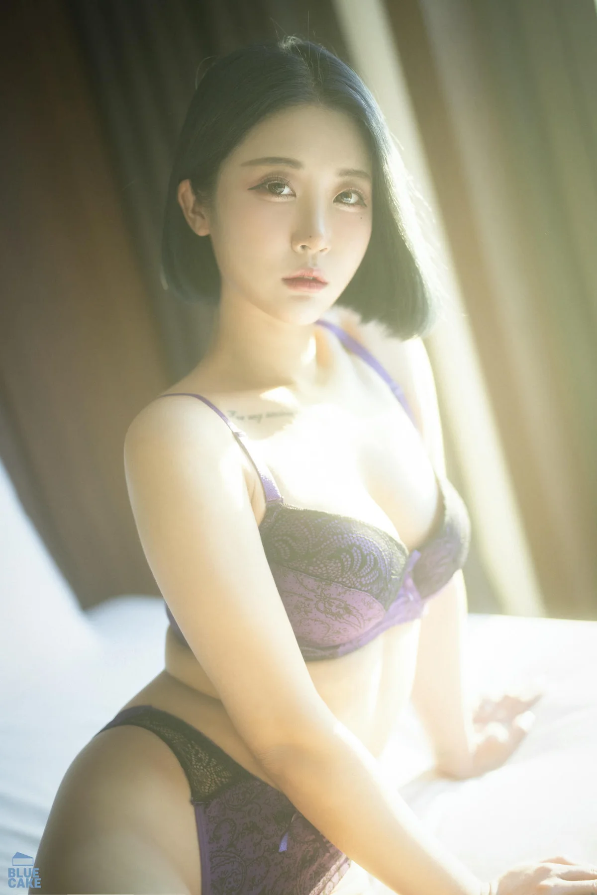 BLUECAKE No.045 Bomi紫色内衣美腿玉足 - 22